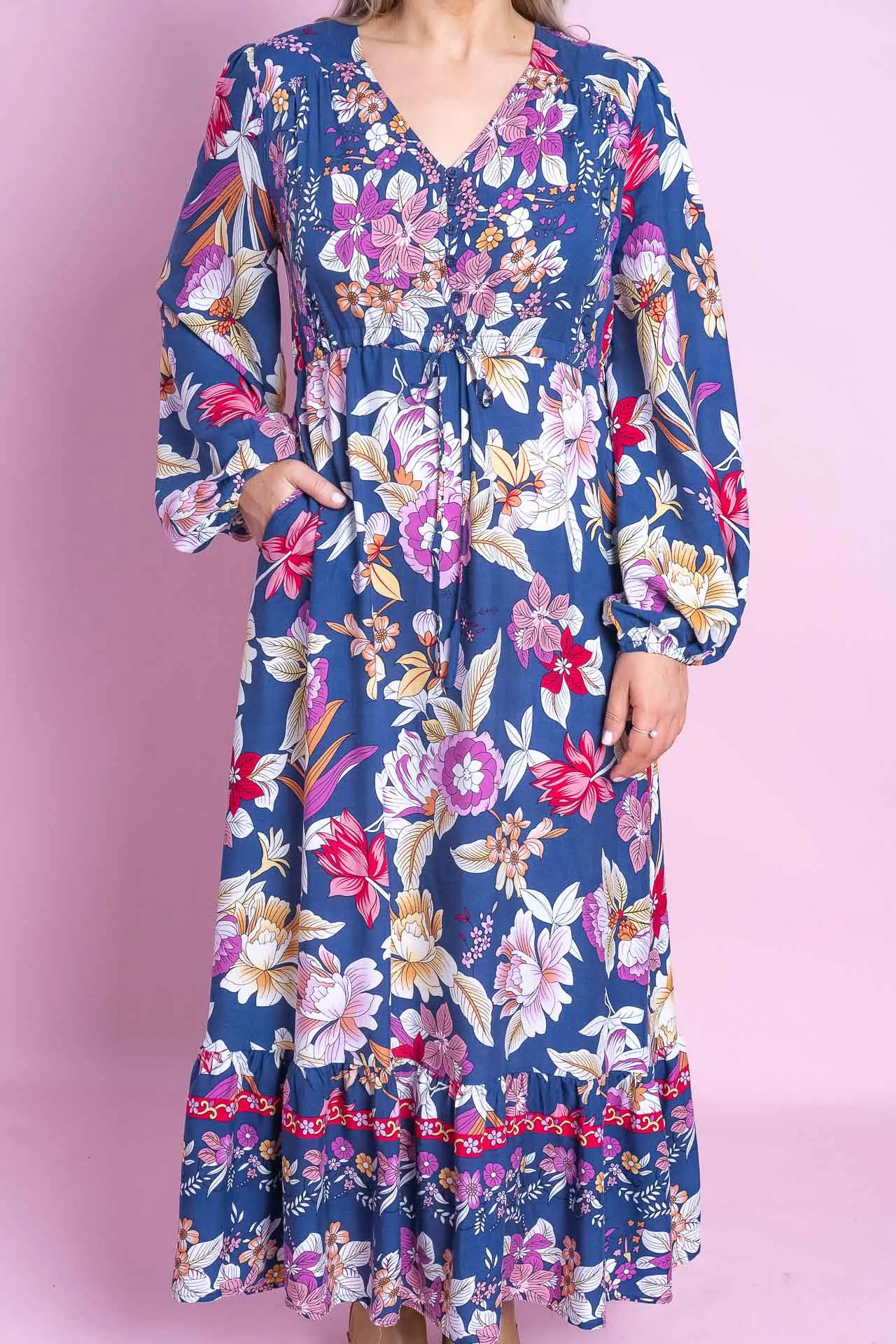 Delwen Dress in Navy sold by Always Alice product image thumbnail 3