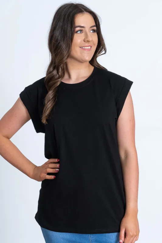 Mae Tee in Black sold by Always Alice