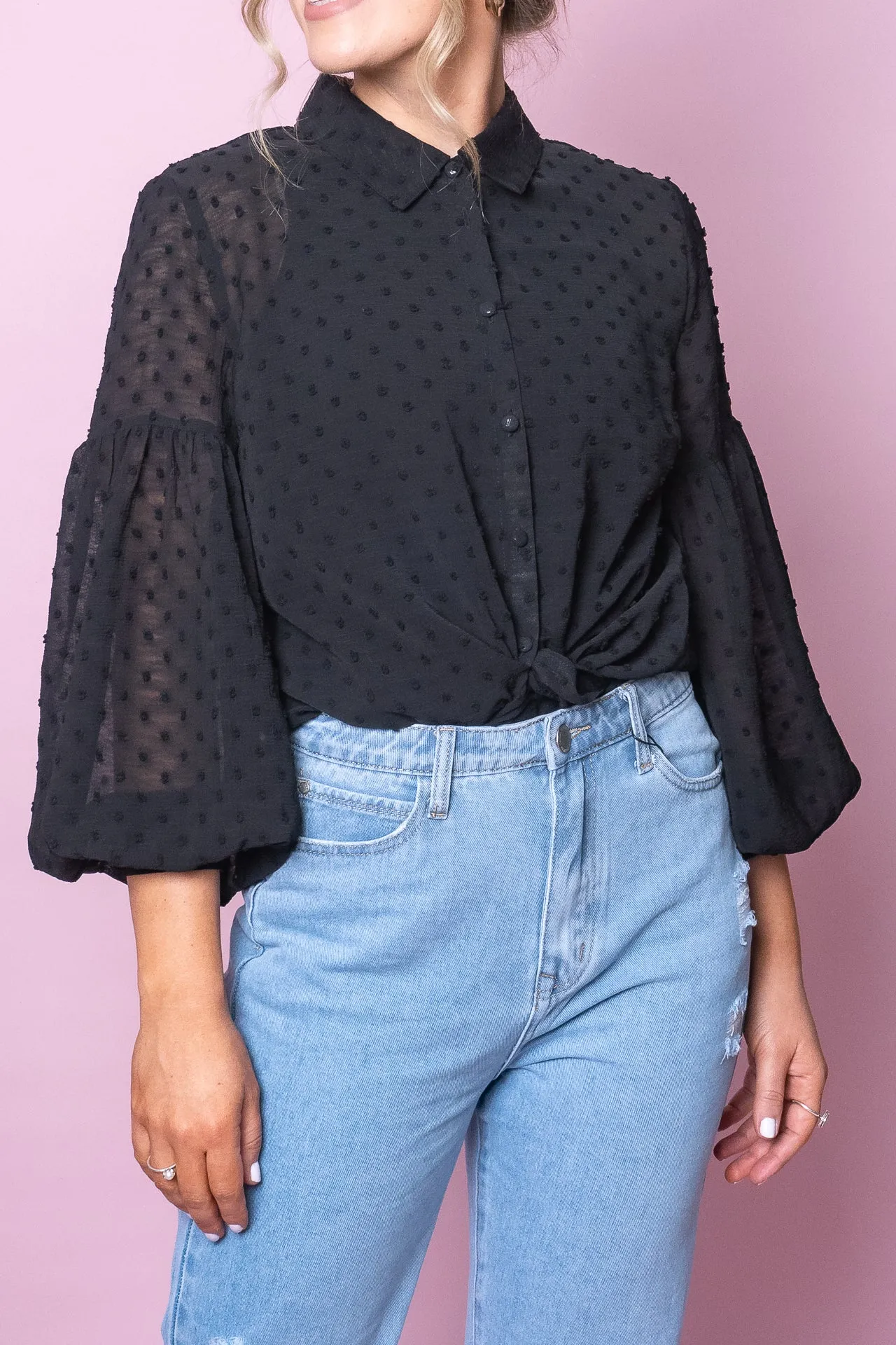 Hira Shirt in Black sold by Always Alice product image thumbnail 3