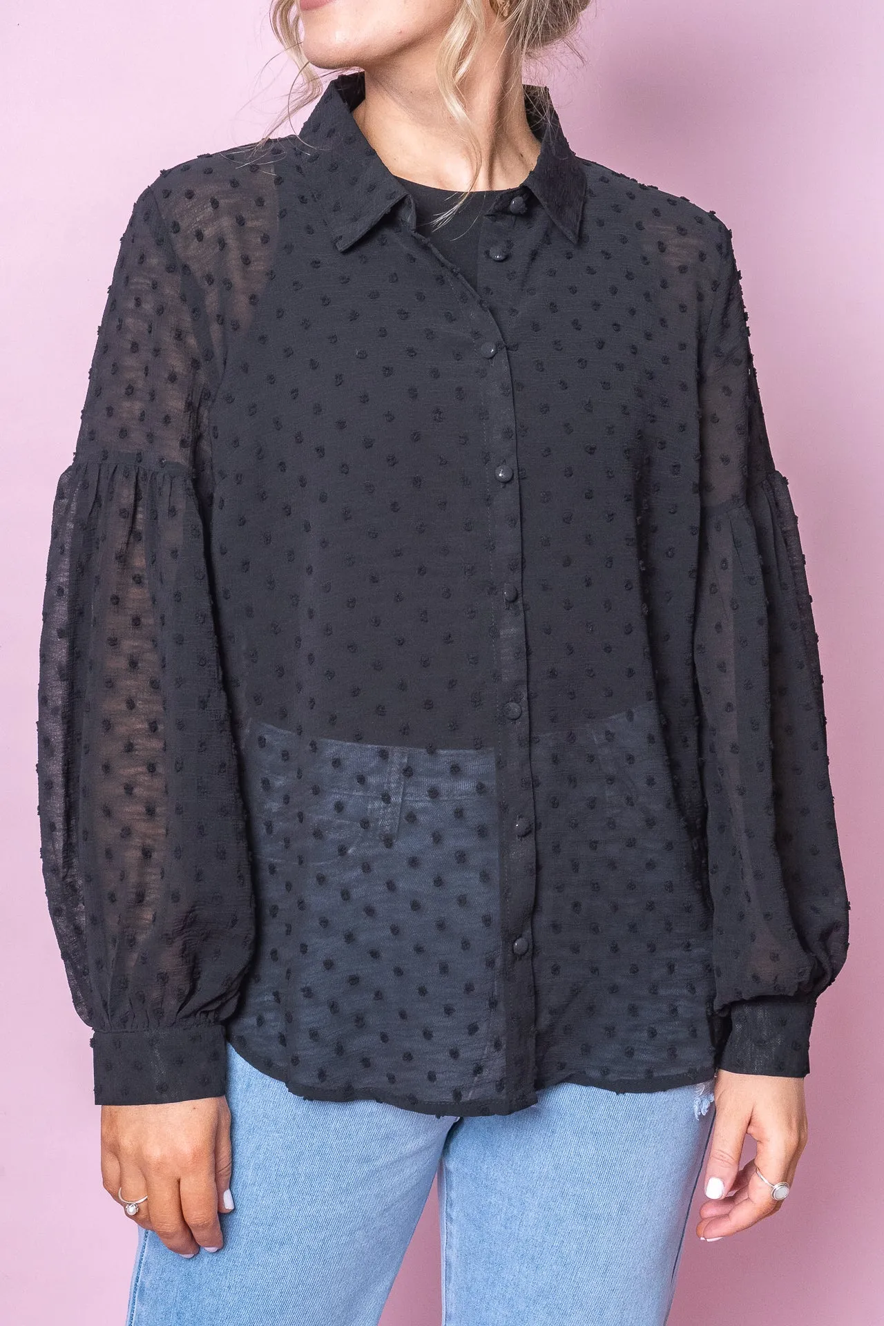 Hira Shirt in Black sold by Always Alice product image thumbnail 4