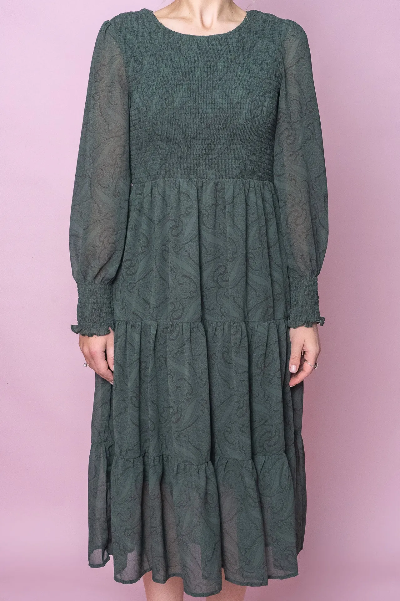 Deena Dress in Forest Green sold by Always Alice product image thumbnail 4