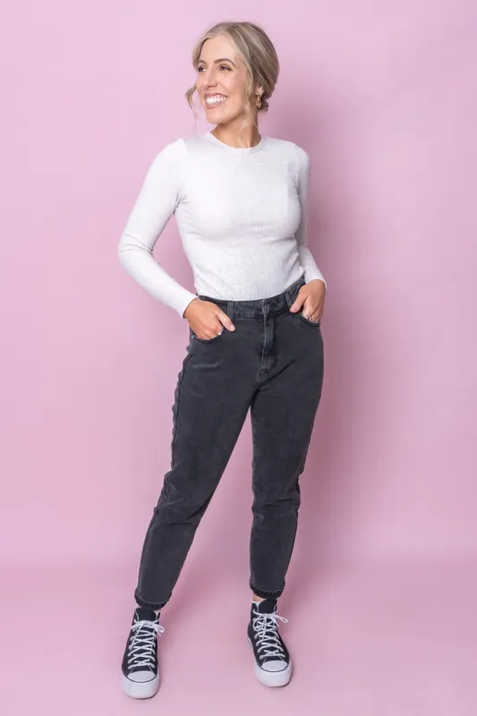 Monica Jeans in Washed Black - Silent Theory sold by Always Alice