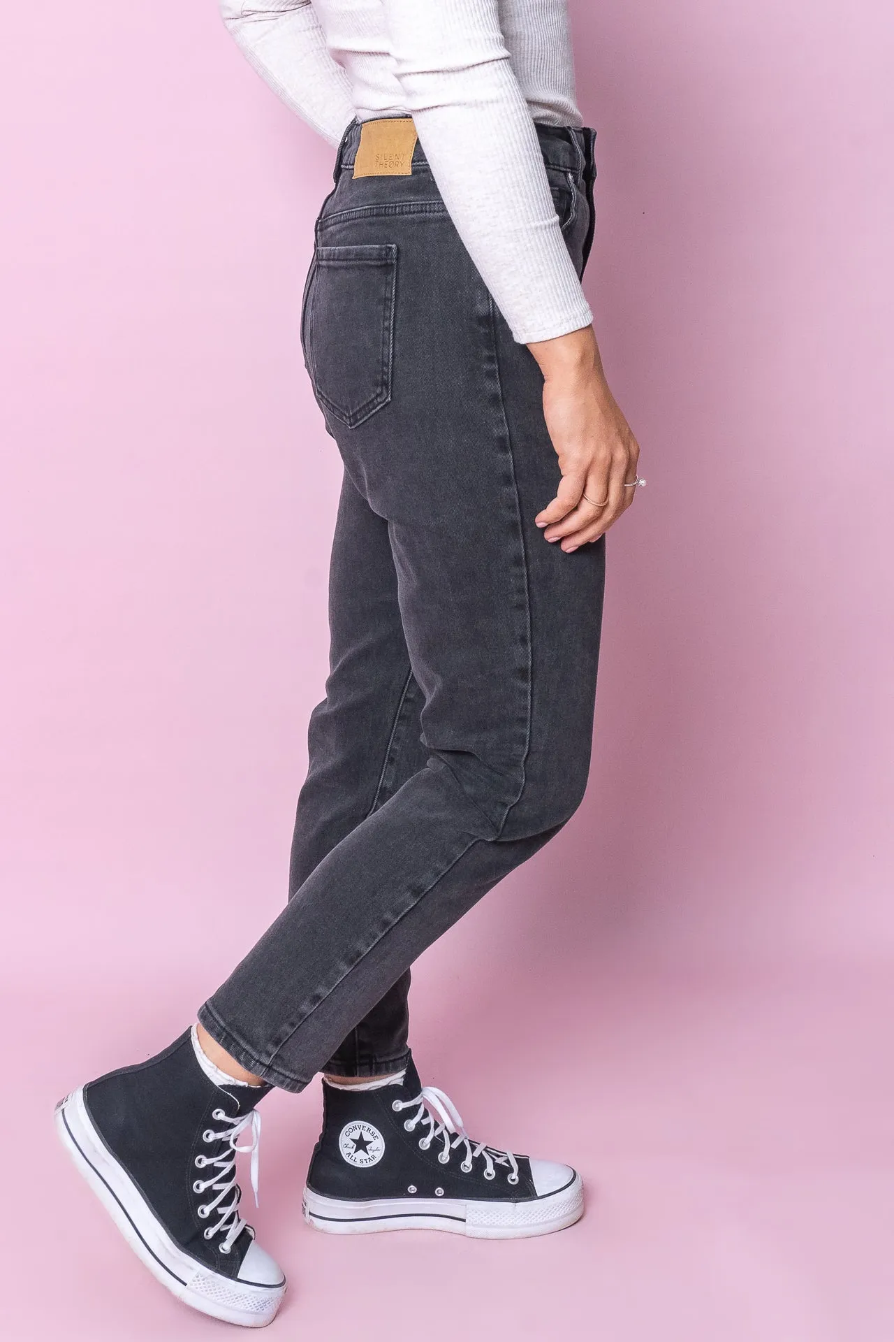 Monica Jeans in Washed Black - Silent Theory sold by Always Alice product image thumbnail 3