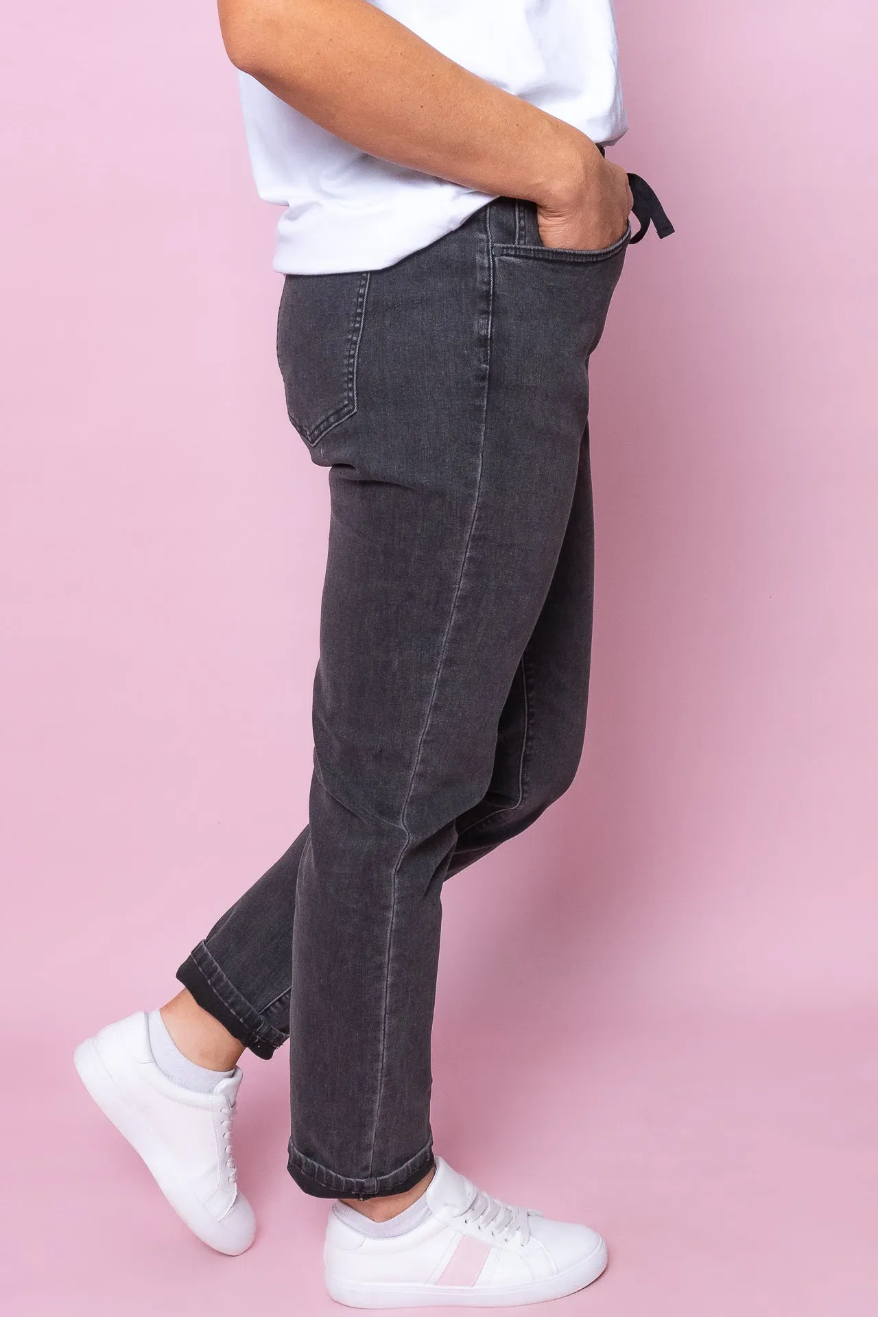 Juliette Joggers in Washed Black - Foxwood sold by Always Alice product image thumbnail 5