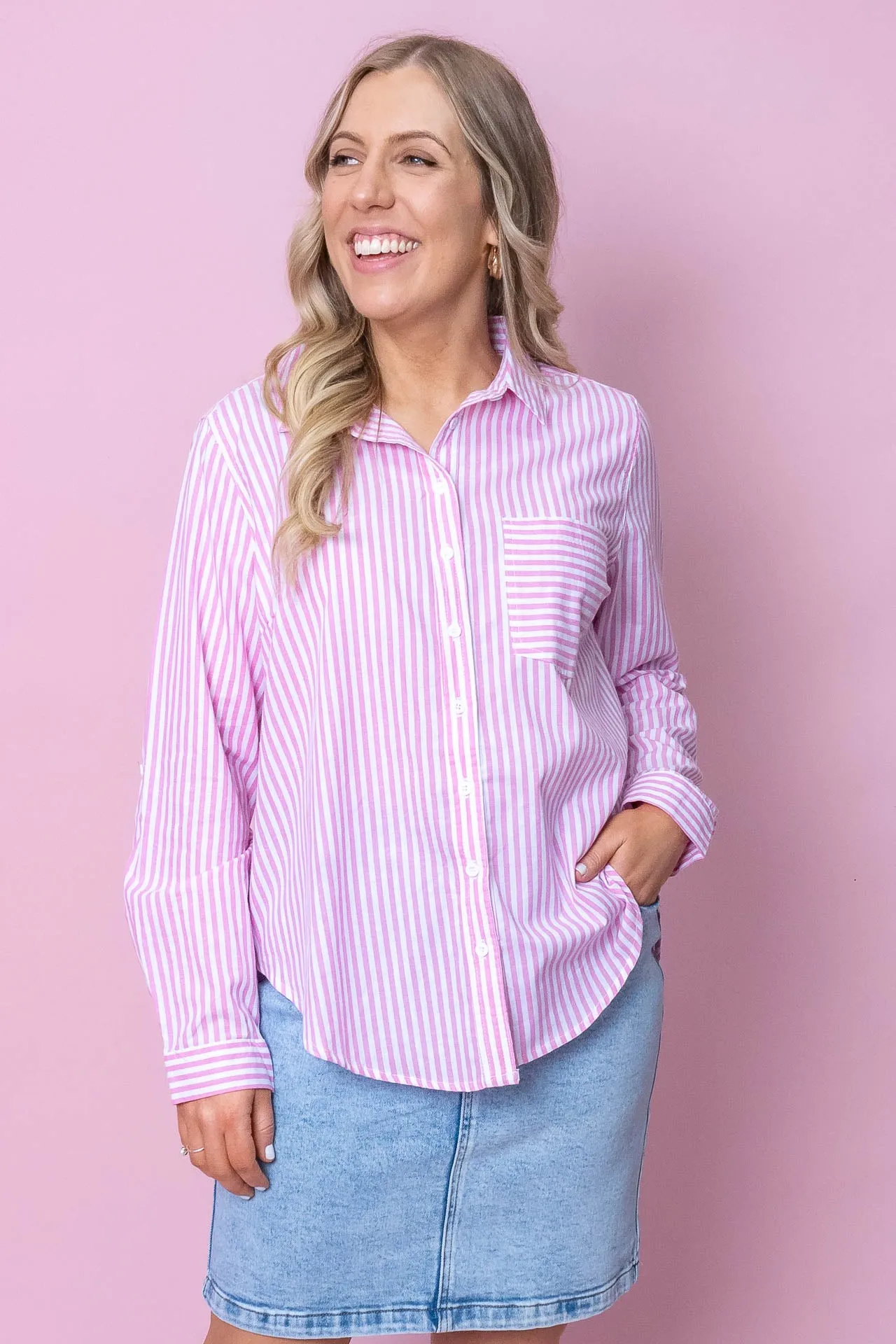 Tobie Shirt in Pink sold by Always Alice product image thumbnail 2