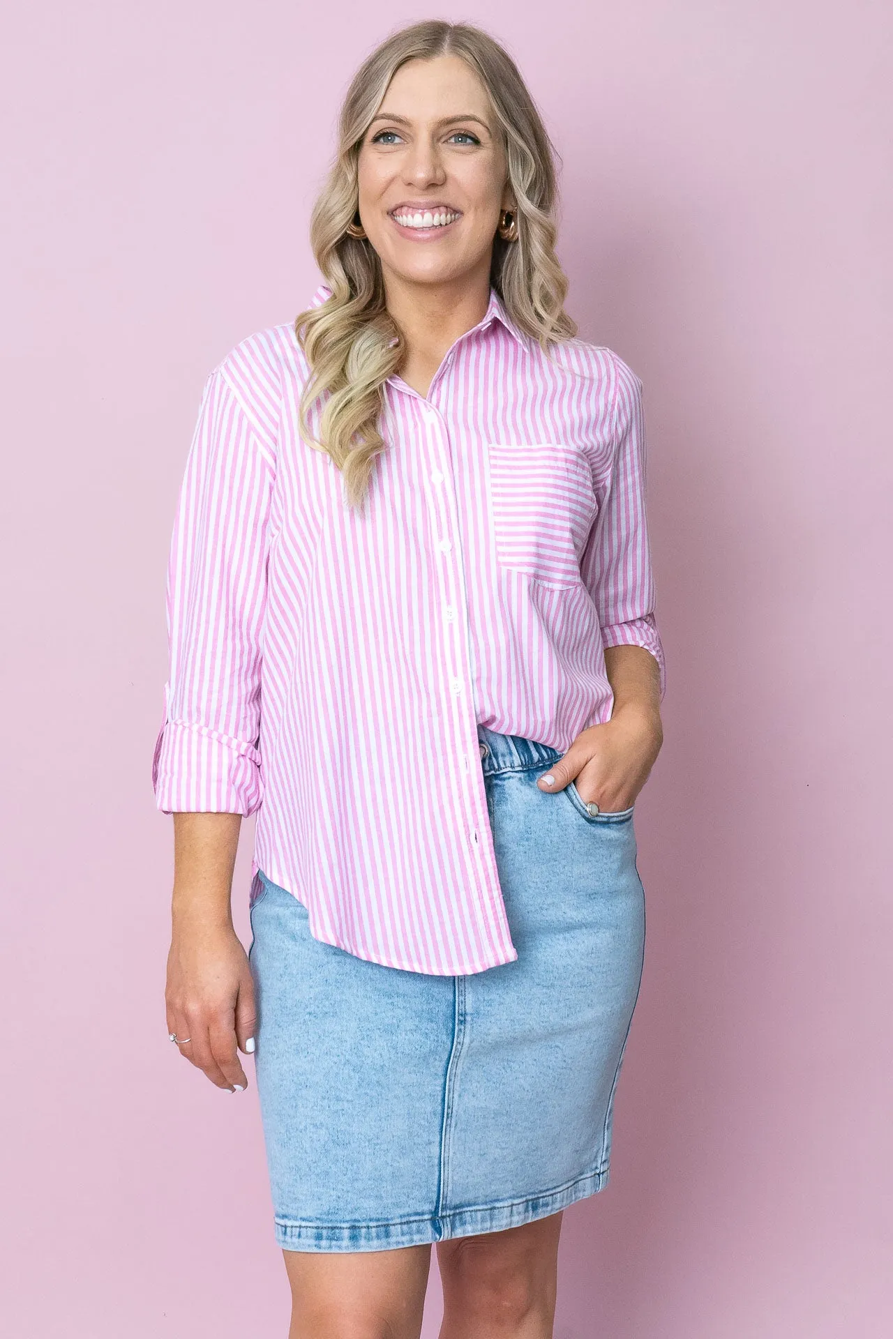 Tobie Shirt in Pink sold by Always Alice product image thumbnail 3