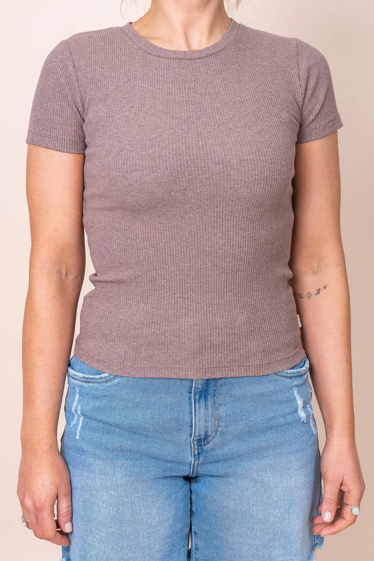 Bella Tee in Brown - Silent Theory - Final Sale sold by Always Alice product image thumbnail 4