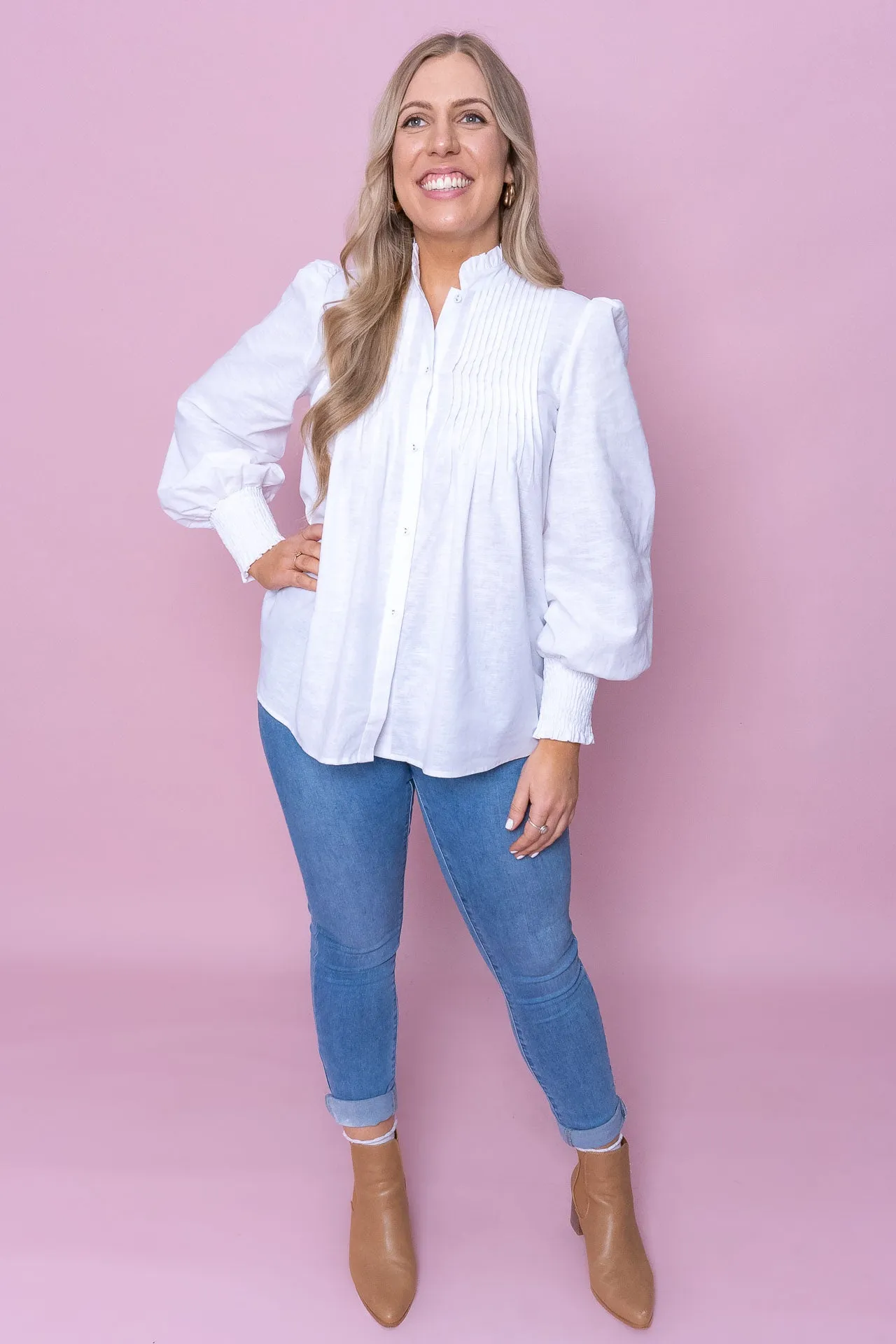 Rosetta Top in White sold by Always Alice product image thumbnail 2