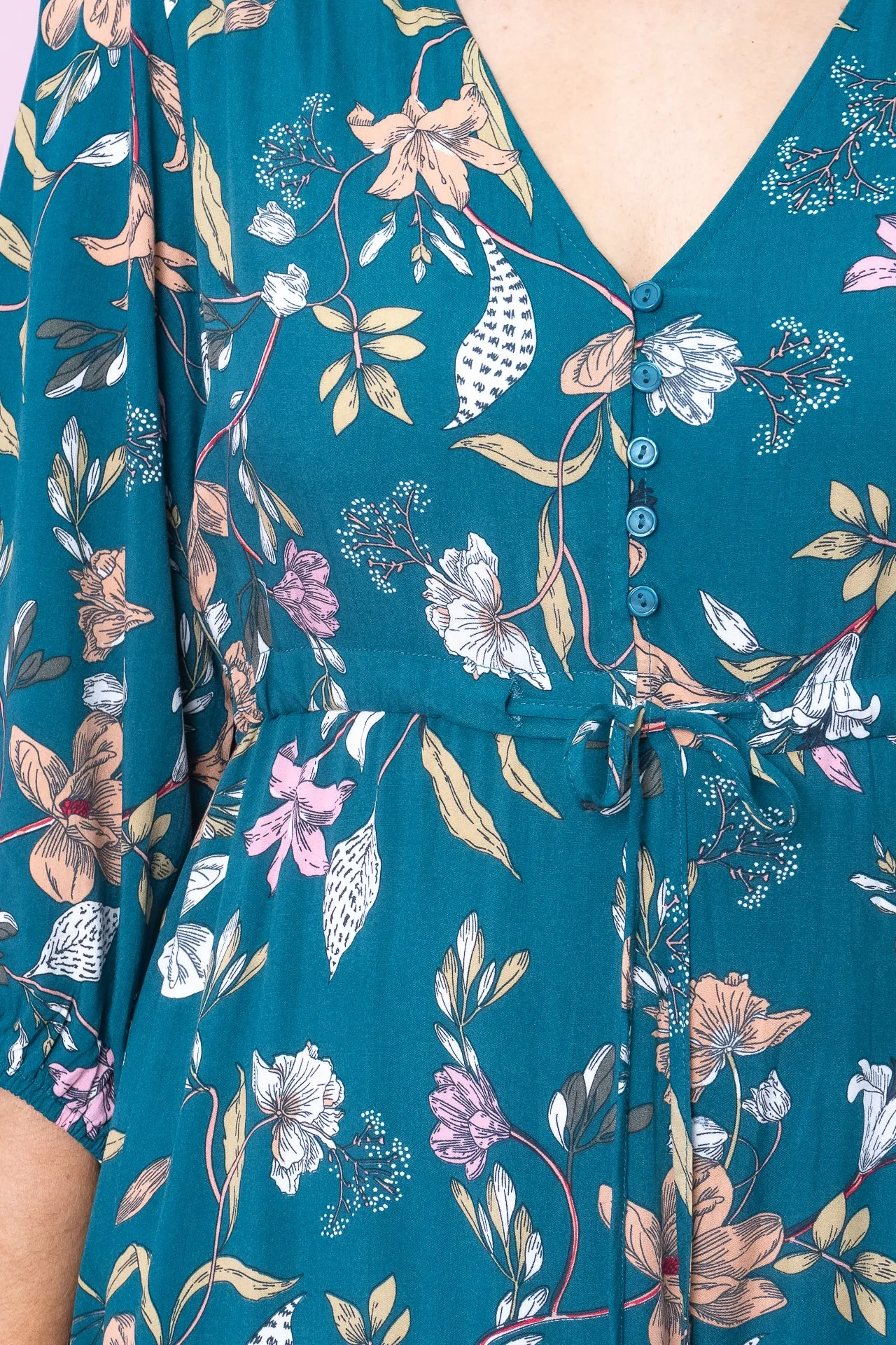 Odo Dress in Emerald - Final Sale sold by Always Alice product image thumbnail 3