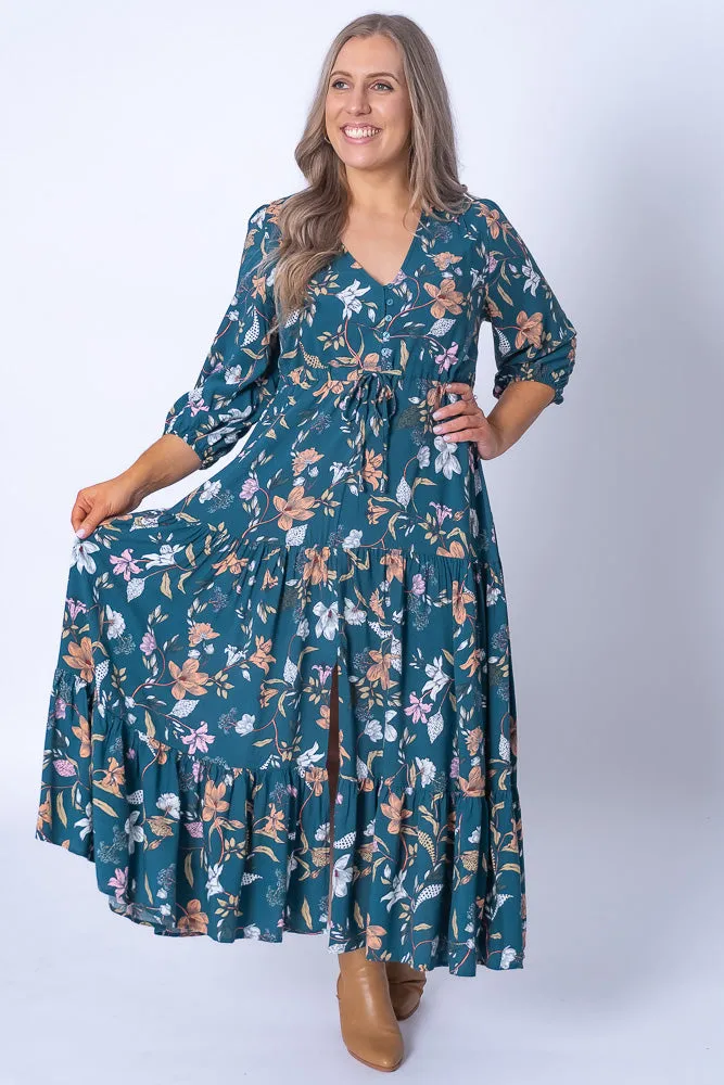 Odo Dress in Emerald - Final Sale sold by Always Alice product image thumbnail 4