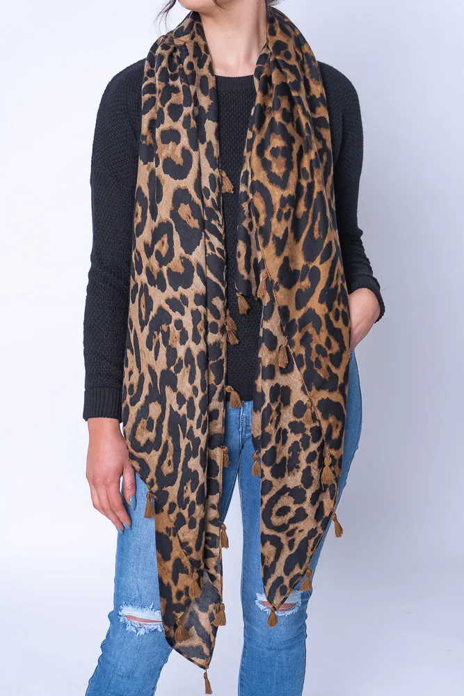 Lena Scarf in Dark Brown sold by Always Alice product image thumbnail 3