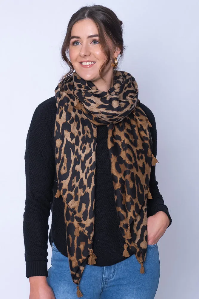 Lena Scarf in Dark Brown sold by Always Alice product image thumbnail 2