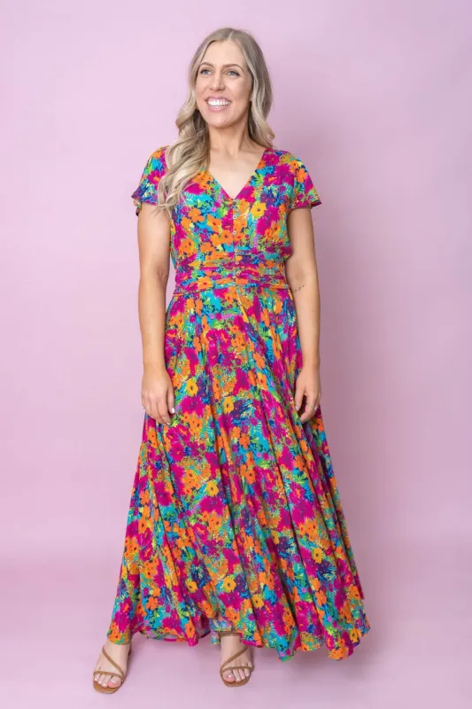 Reba Dress in Multi sold by Always Alice