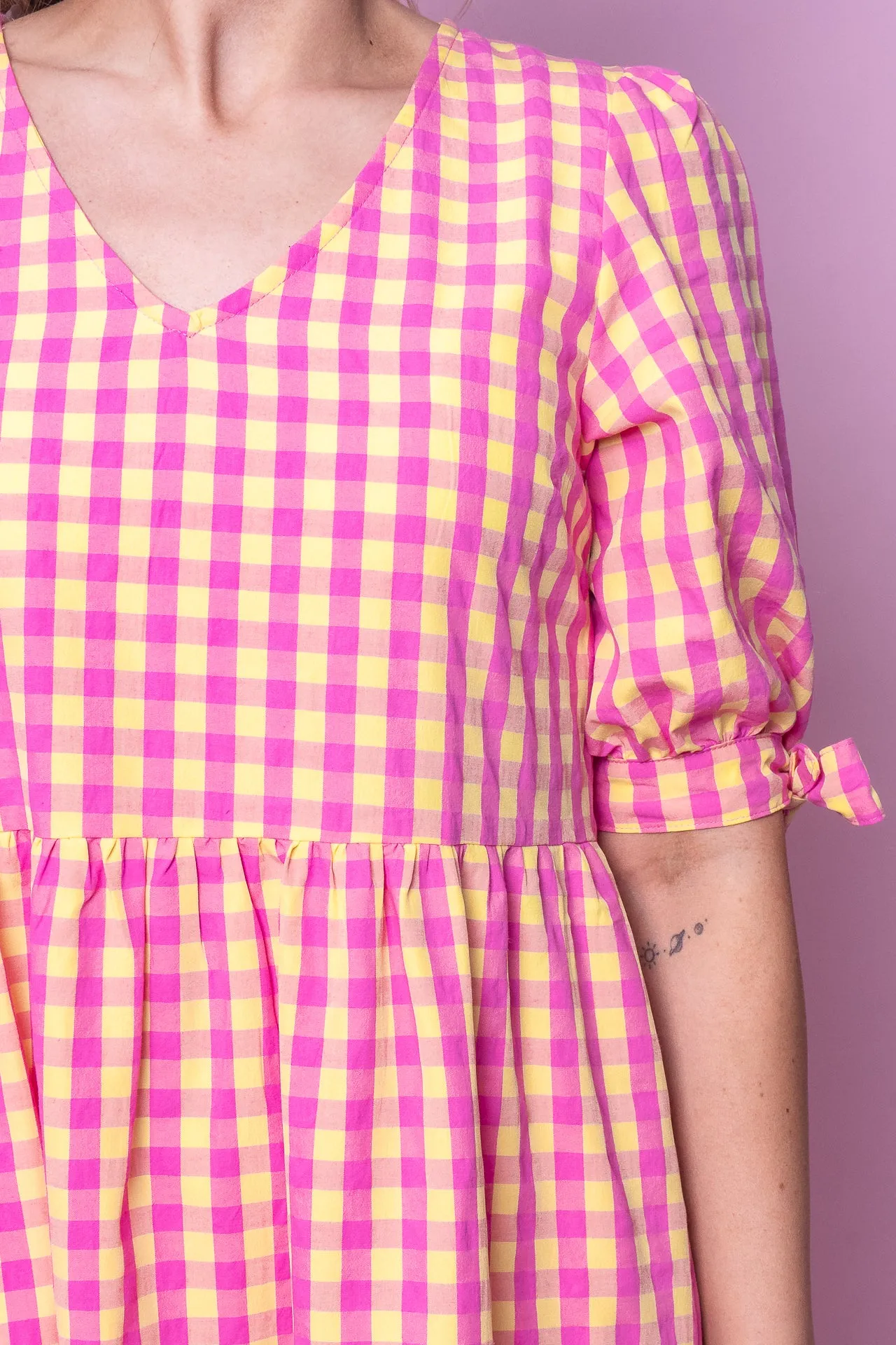 Romy Midi Dress in Lemon Multi sold by Always Alice product image thumbnail 4