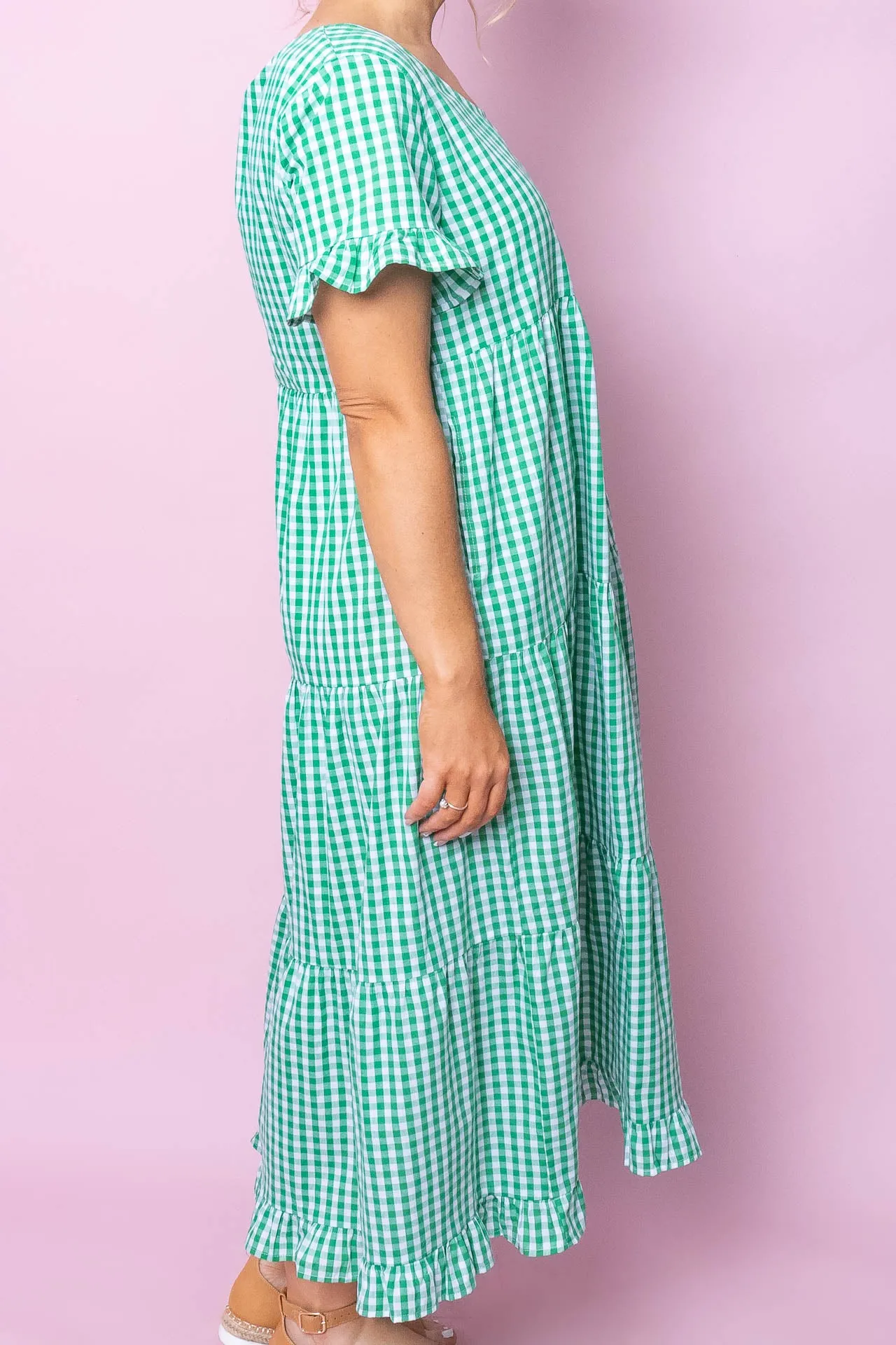 Dally Dress in Green - Final Sale sold by Always Alice product image thumbnail 5