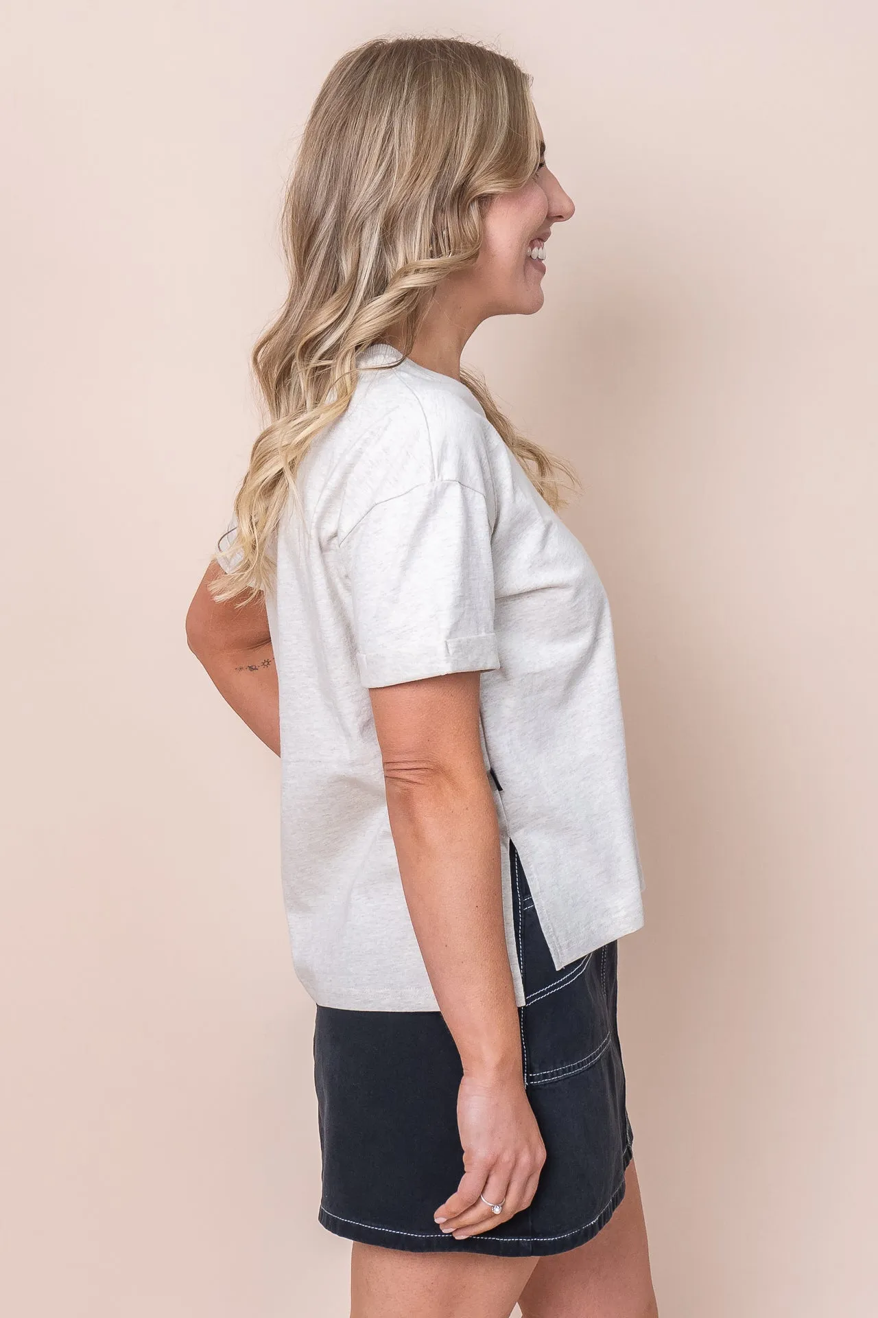 AAE Washed Tee in Oat - All About Eve sold by Always Alice product image thumbnail 3