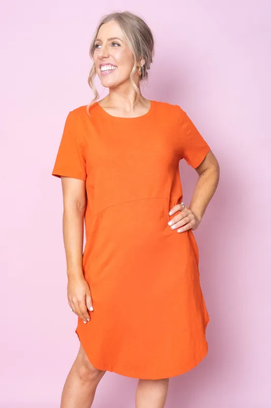 Bay Dress in Orange - Foxwood - Final Sale sold by Always Alice