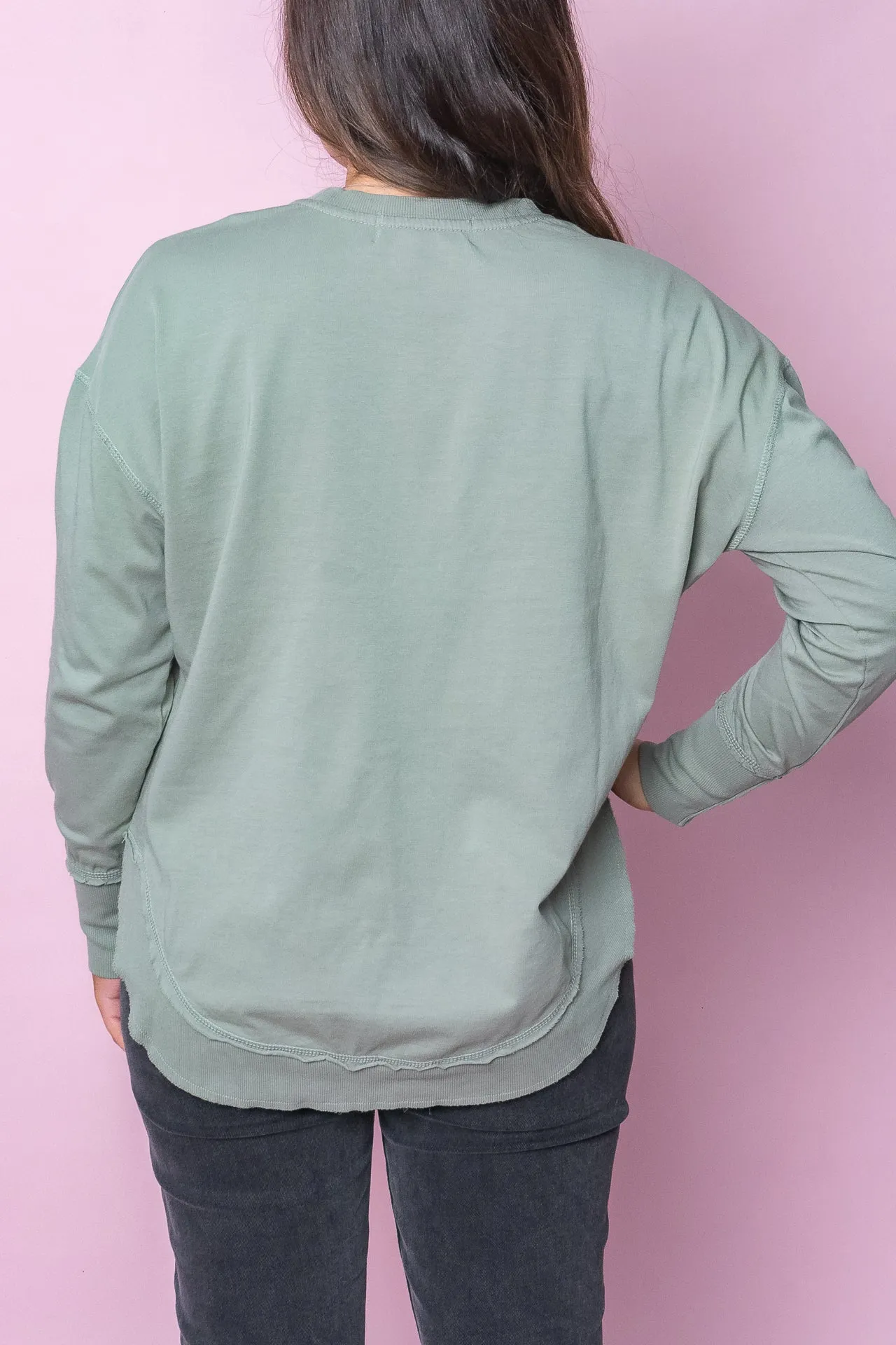 Farrah Long Sleeve Top in Sage - Foxwood sold by Always Alice product image thumbnail 3