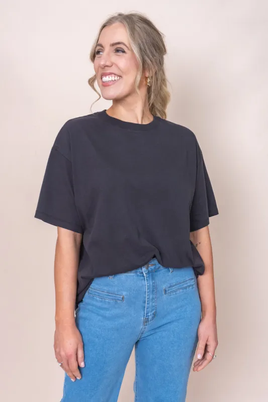 Oversized Tee in Washed Black - Silent Theory - Final Sale sold by Always Alice