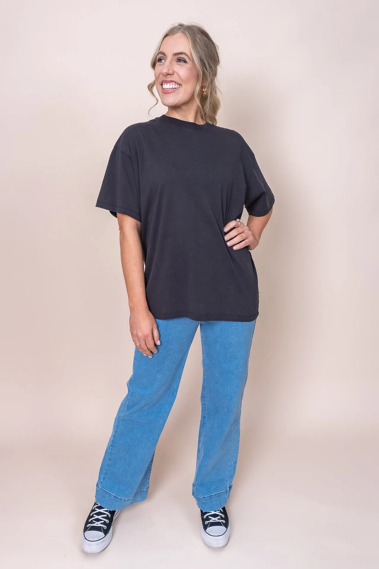 Oversized Tee in Washed Black - Silent Theory - Final Sale sold by Always Alice product image thumbnail 2