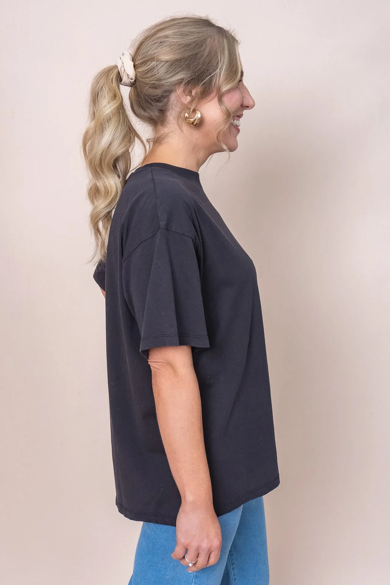 Oversized Tee in Washed Black - Silent Theory - Final Sale sold by Always Alice product image thumbnail 4
