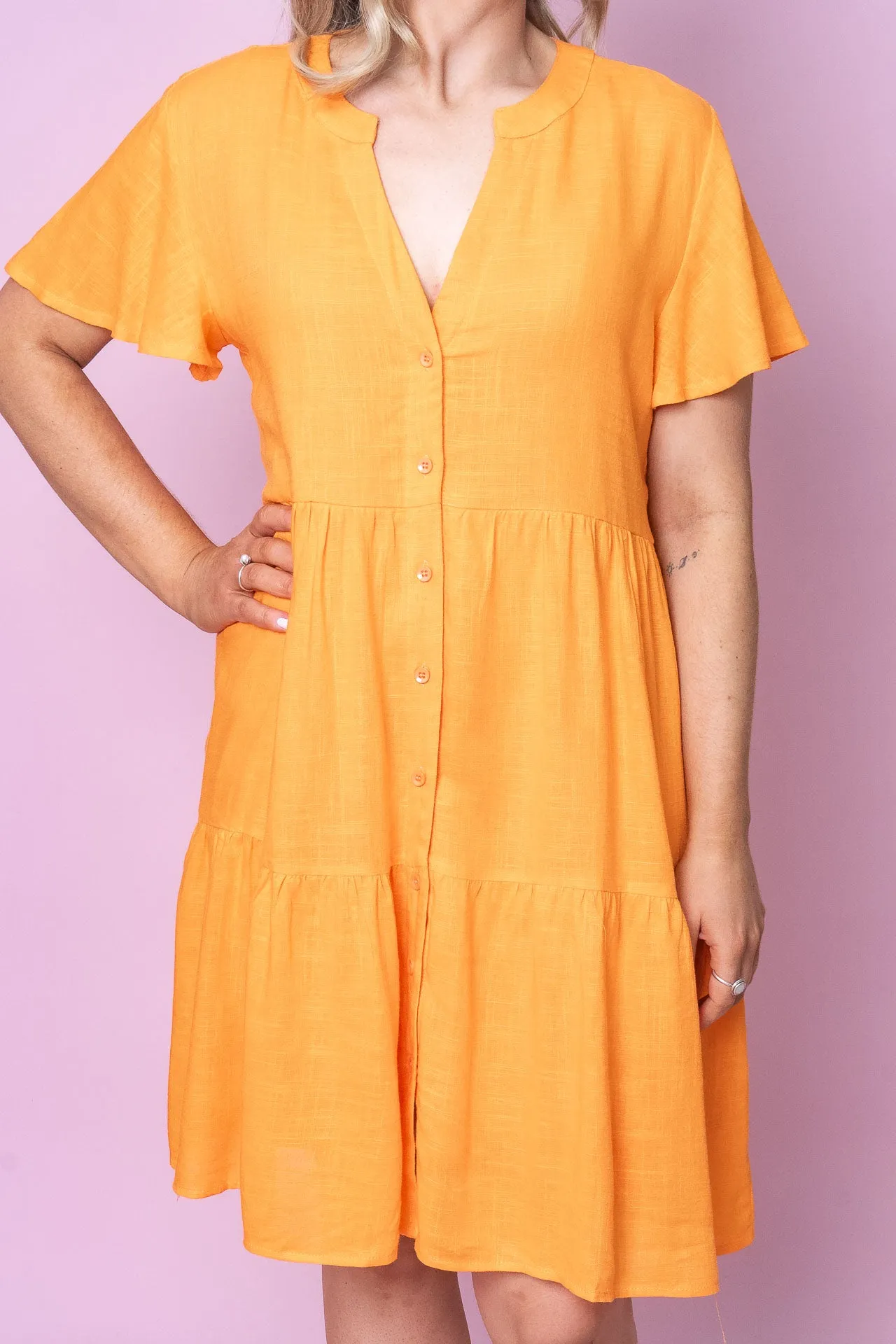 Matilda Dress in Orange sold by Always Alice product image thumbnail 3