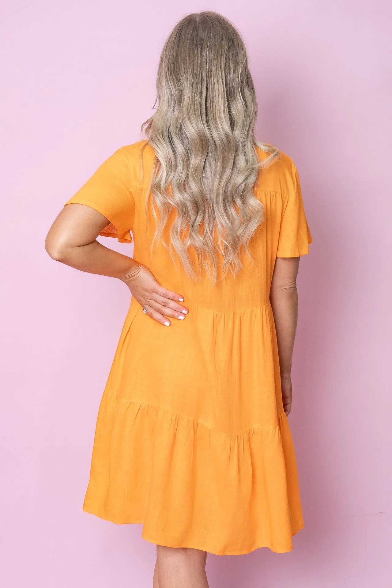 Matilda Dress in Orange sold by Always Alice product image thumbnail 5