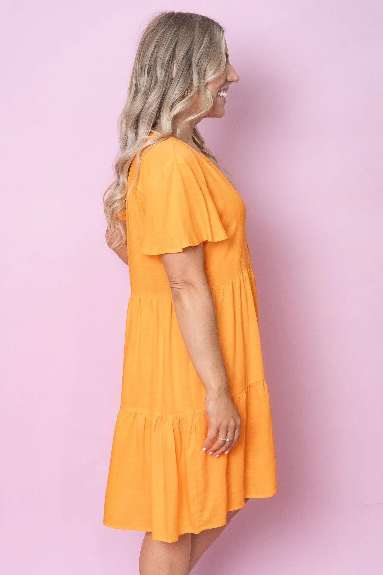 Matilda Dress in Orange sold by Always Alice product image thumbnail 4