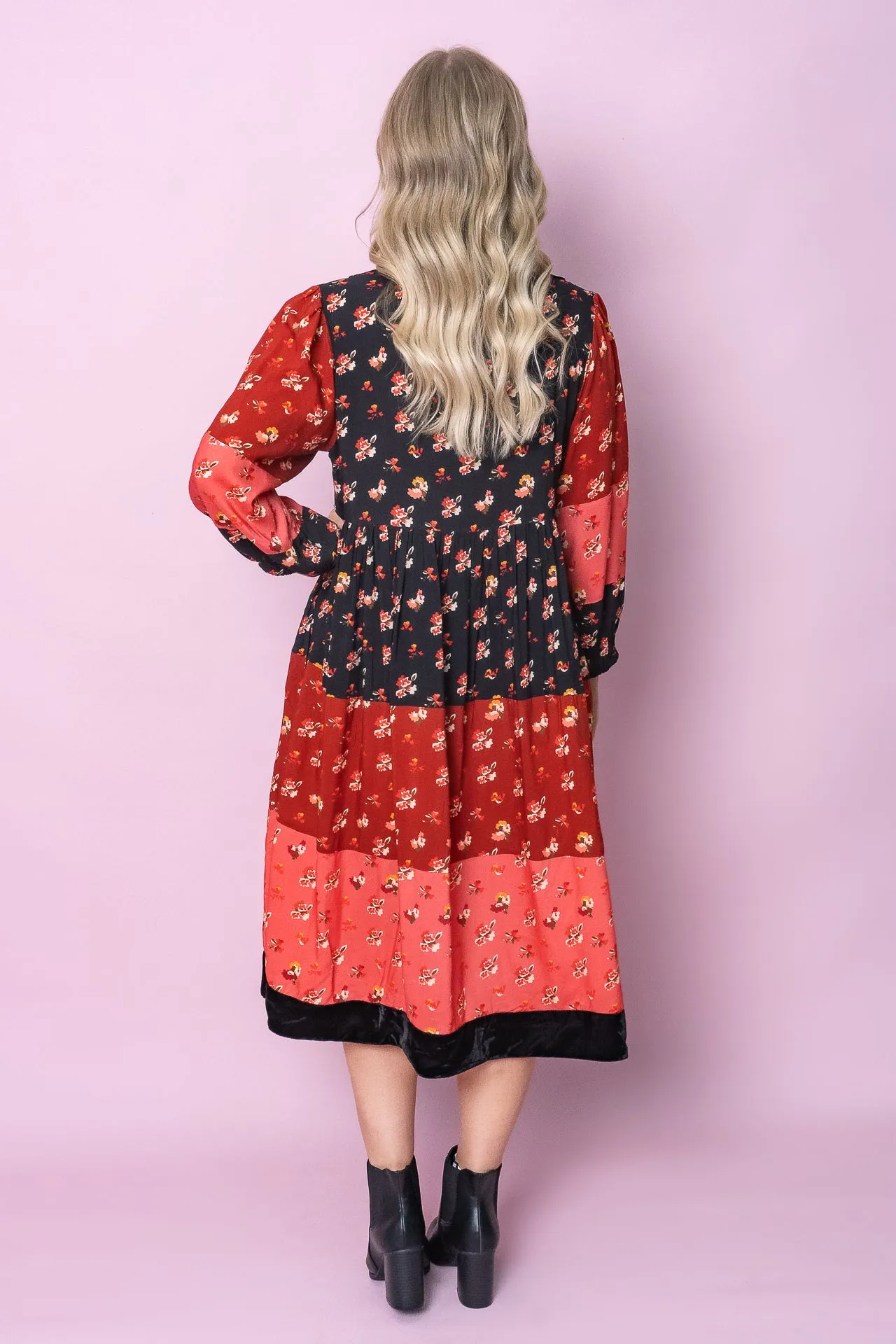 Indra Dress in Red Multi sold by Always Alice product image thumbnail 5