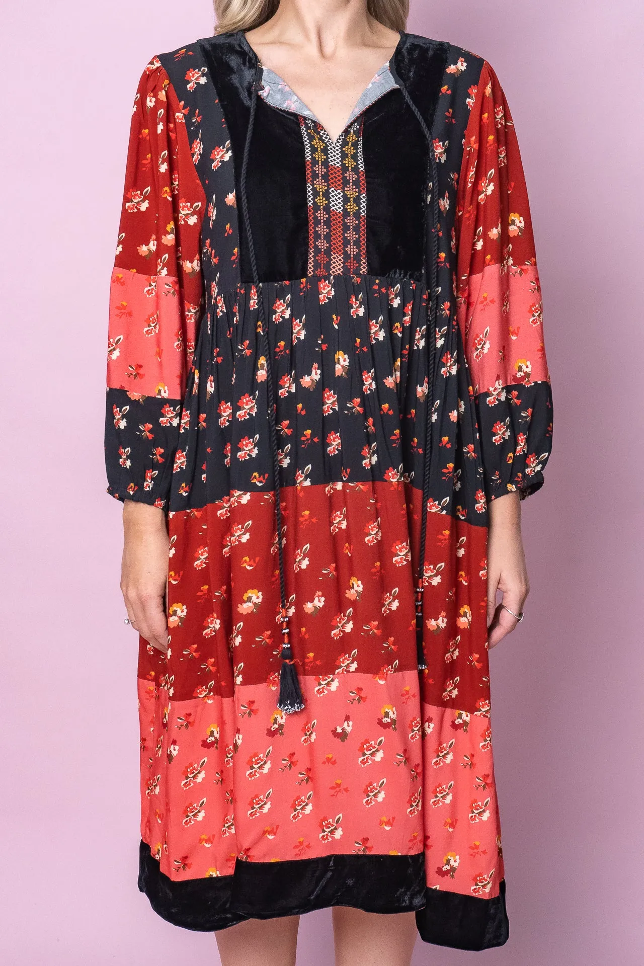 Indra Dress in Red Multi sold by Always Alice product image thumbnail 3