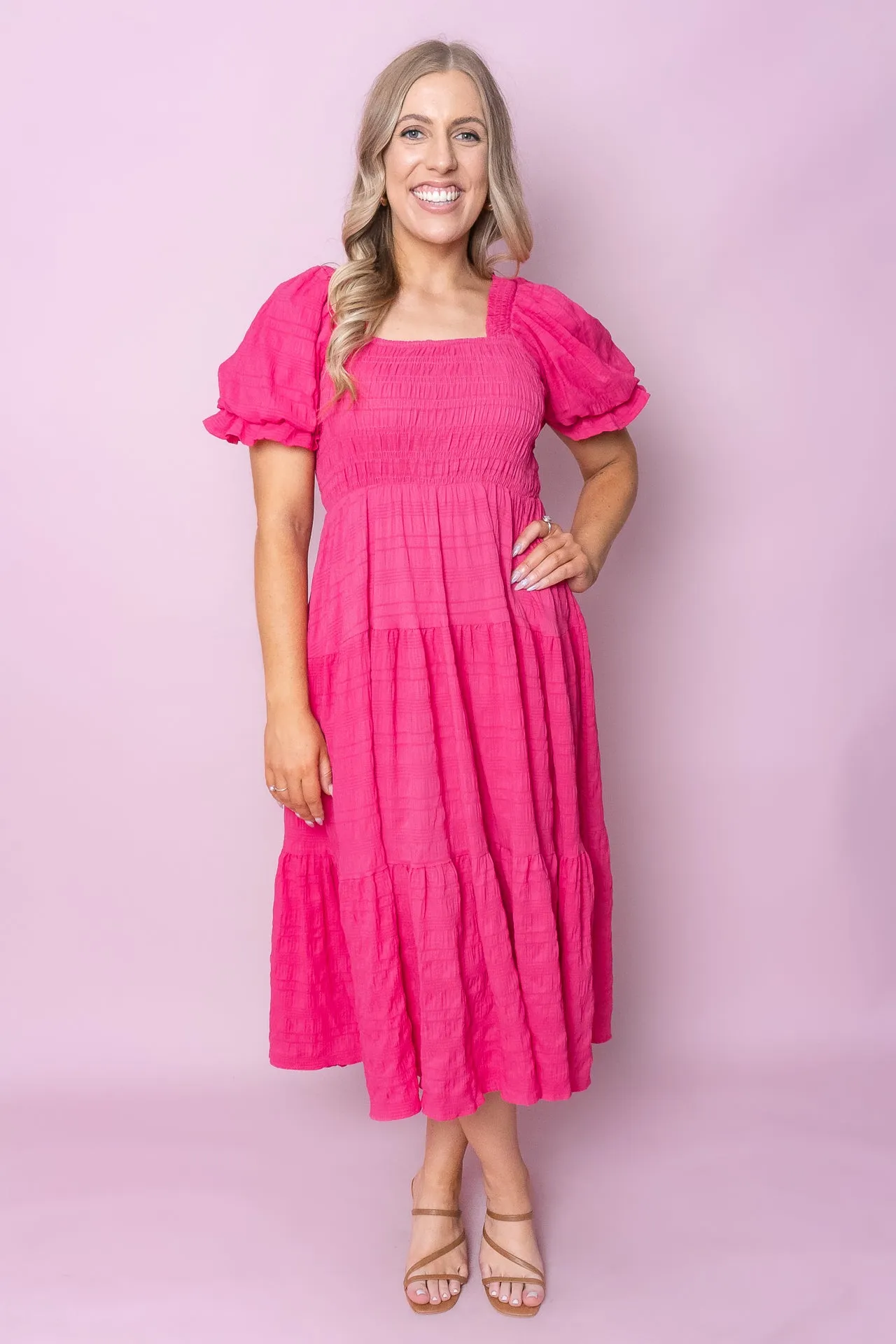Eloise Dress in Hot Pink sold by Always Alice product image thumbnail 3