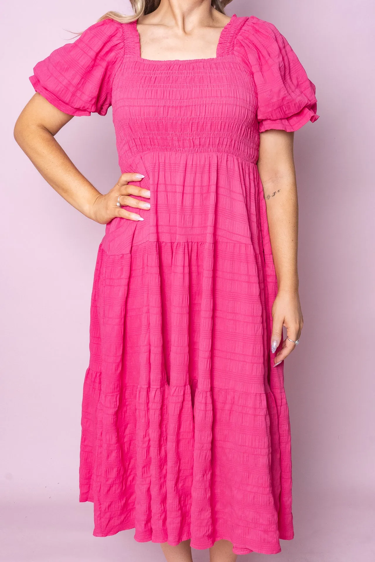 Eloise Dress in Hot Pink sold by Always Alice product image thumbnail 4