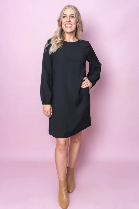 Ingrid Dress in Black sold by Always Alice
