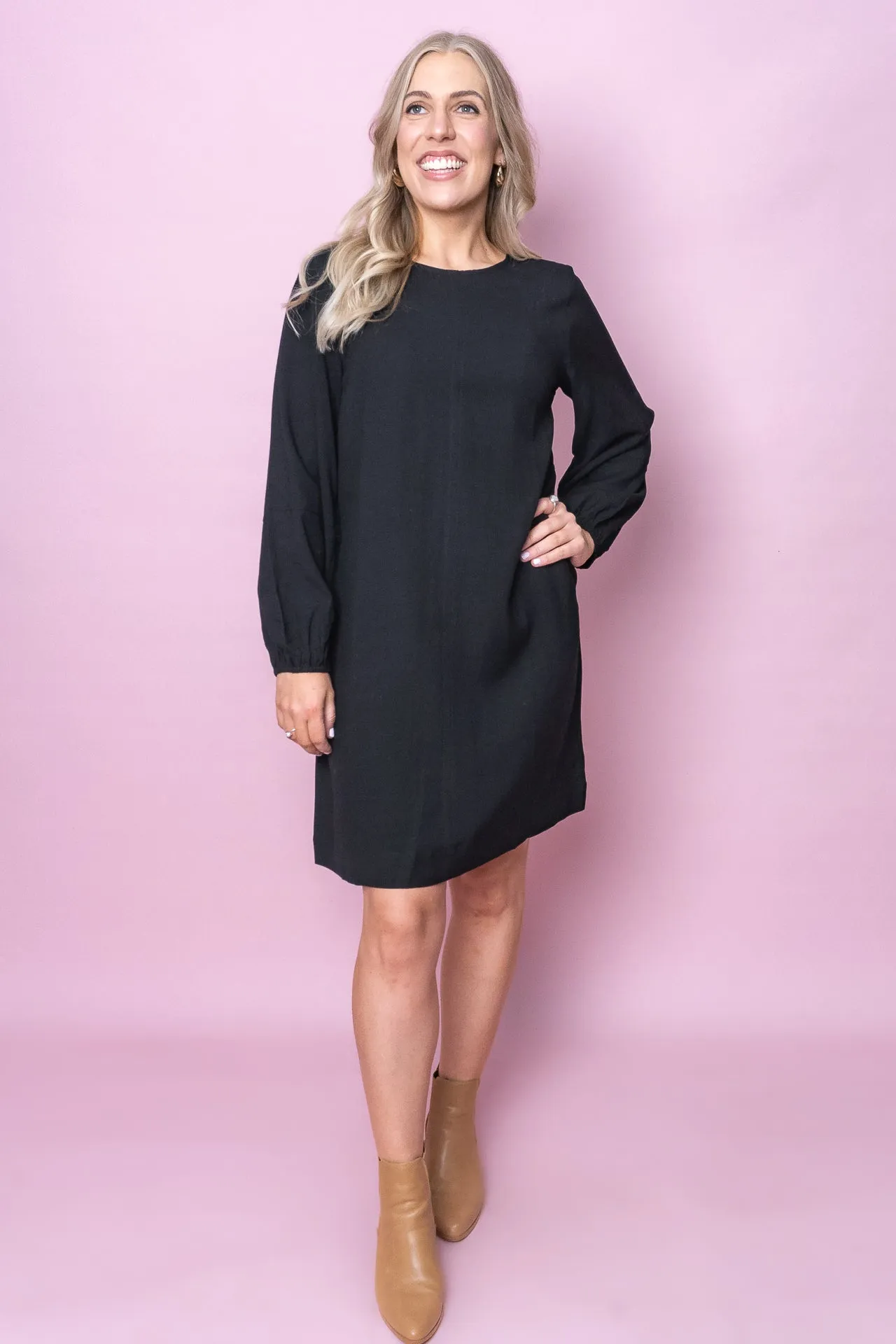 Ingrid Dress in Black sold by Always Alice