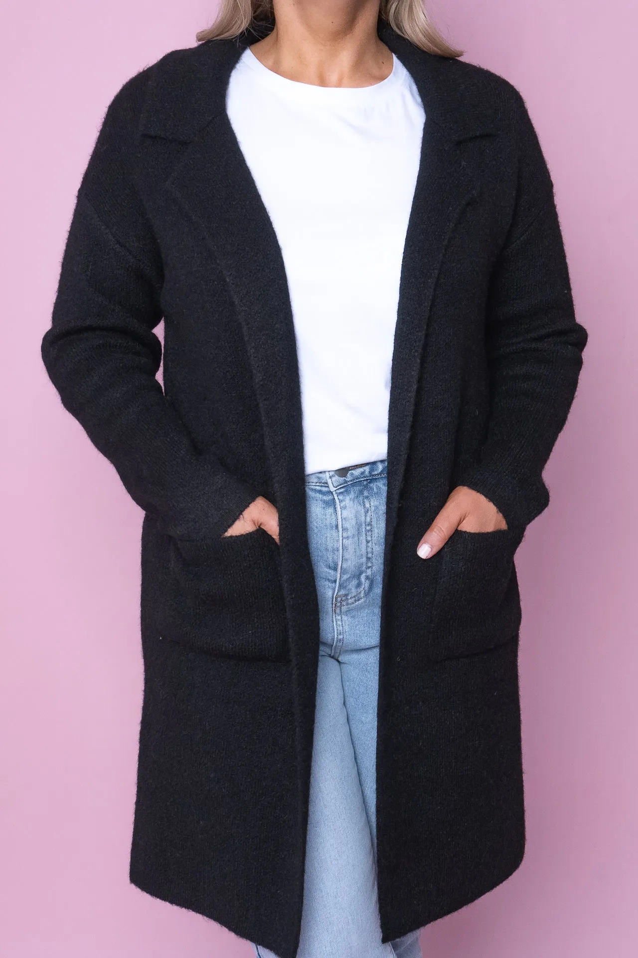 Oslo Coatigan in Black sold by Always Alice product image thumbnail 3