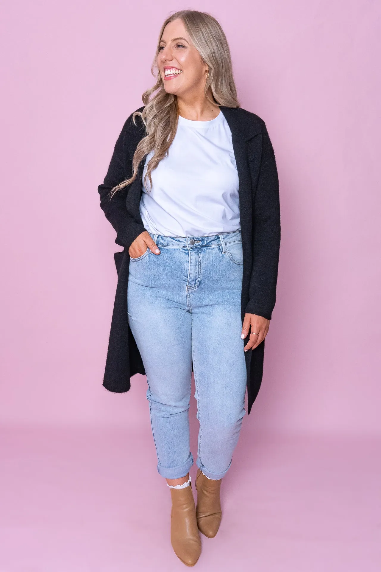 Oslo Coatigan in Black sold by Always Alice product image thumbnail 2