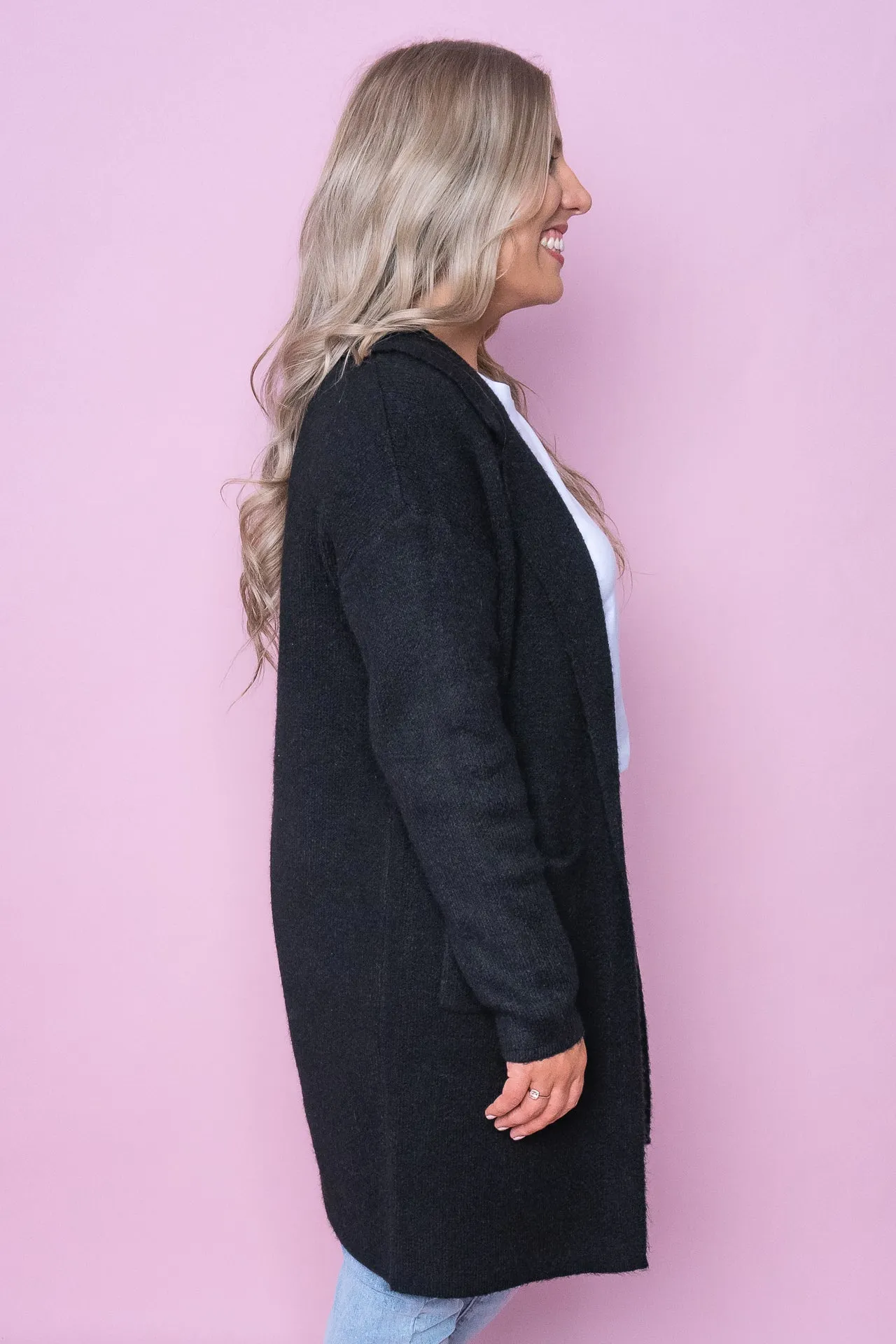 Oslo Coatigan in Black sold by Always Alice product image thumbnail 4