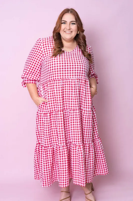Romy Dress in Red sold by Always Alice
