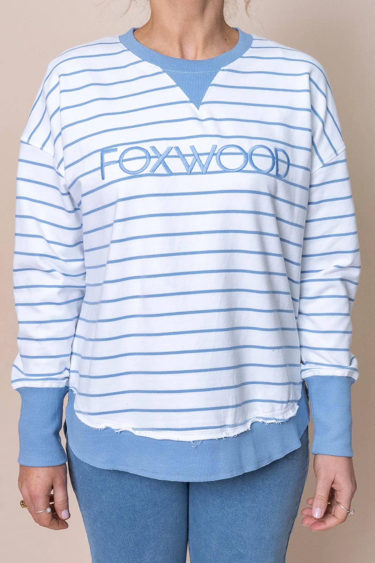 Simplified Stripe Crew in Blue - Foxwood sold by Always Alice product image thumbnail 3