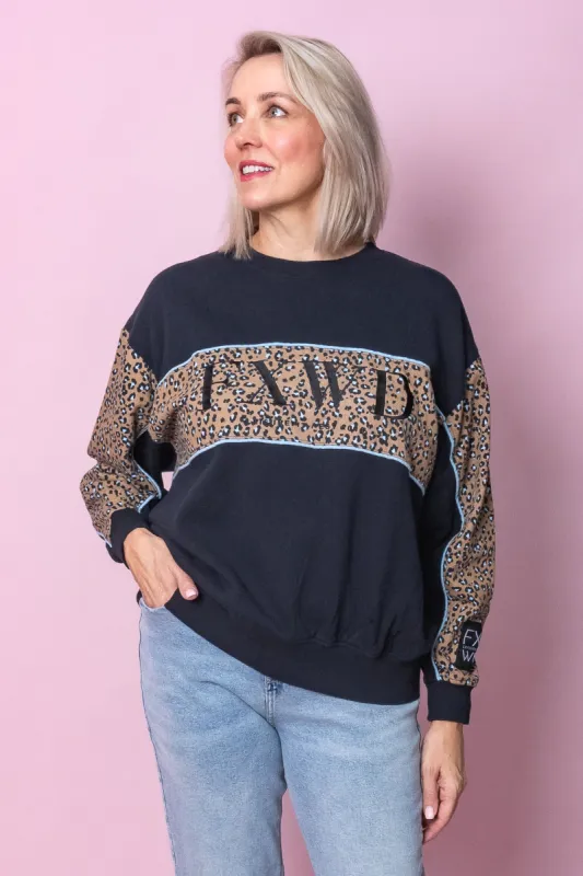 The Panel Crew in Washed Black - Foxwood sold by Always Alice