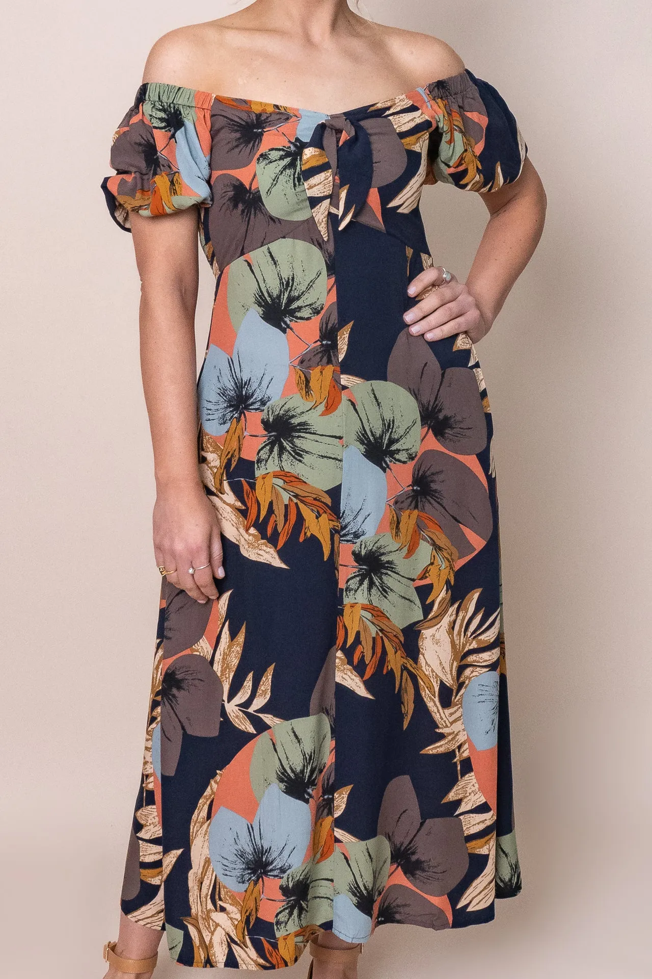 Wylie Dress in Navy Multi - Final Sale sold by Always Alice product image thumbnail 4