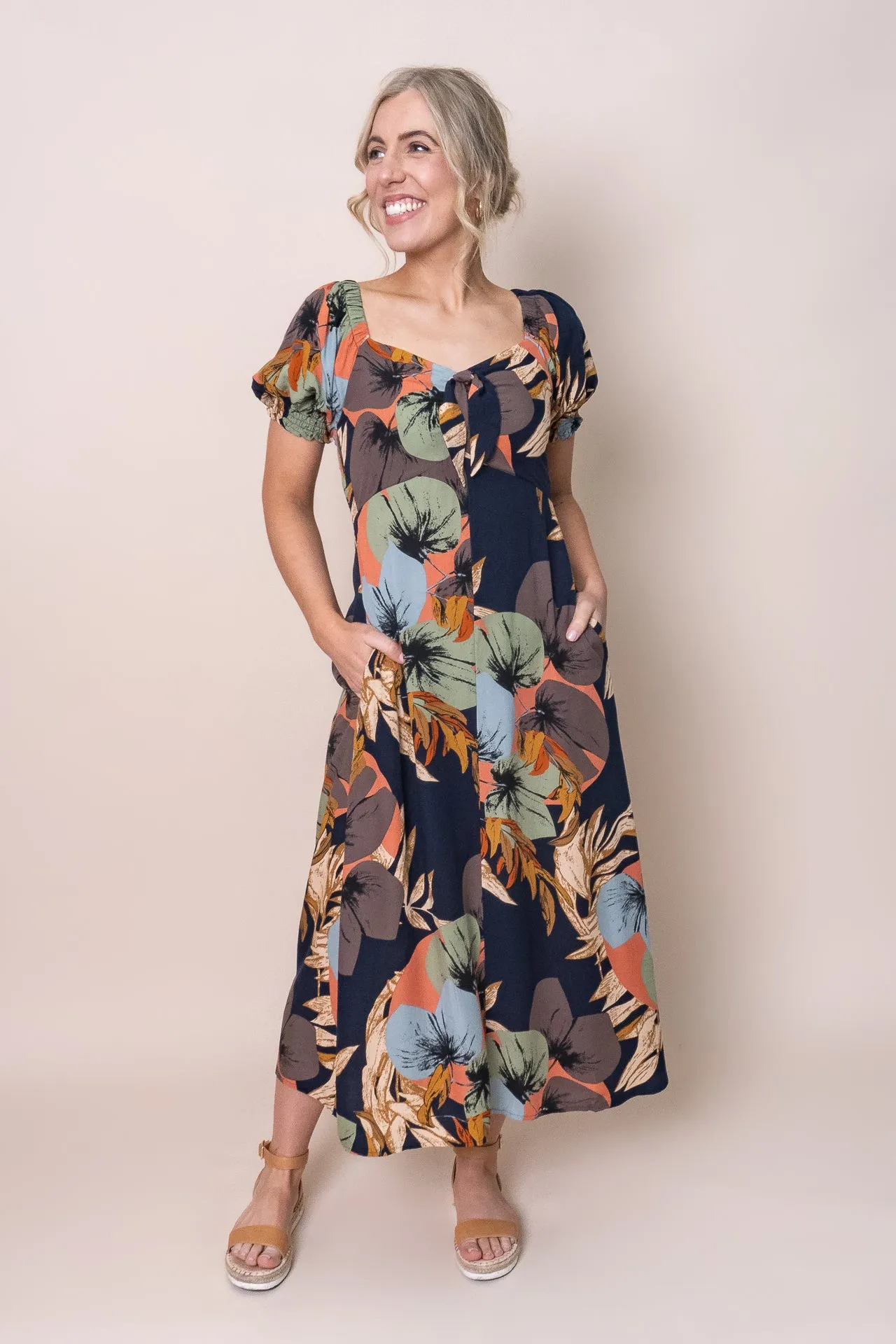 Wylie Dress in Navy Multi - Final Sale sold by Always Alice product image thumbnail 2