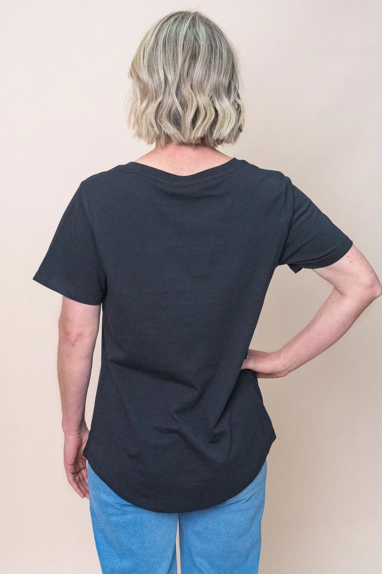 Bloom Tee in Washed Black - Foxwood - Final Sale sold by Always Alice product image thumbnail 5