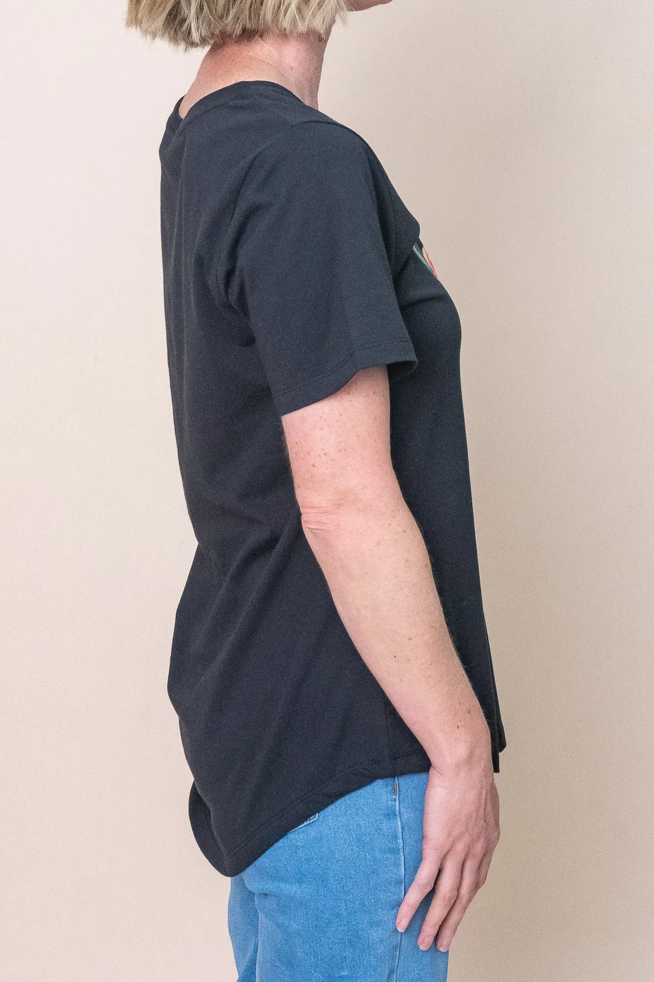 Bloom Tee in Washed Black - Foxwood - Final Sale sold by Always Alice product image thumbnail 4