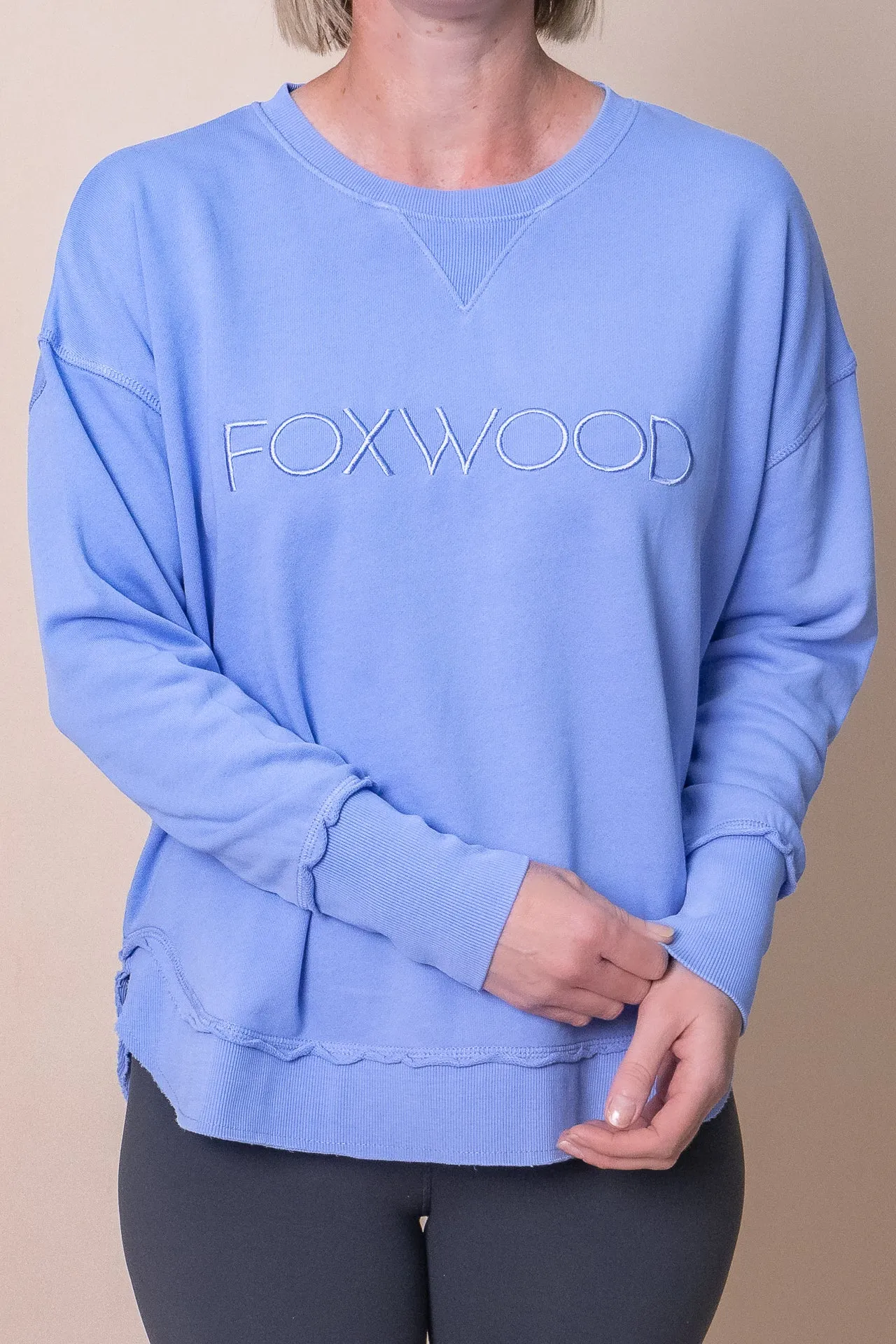 Simplified Crew in Neon Blue - Foxwood sold by Always Alice product image thumbnail 3