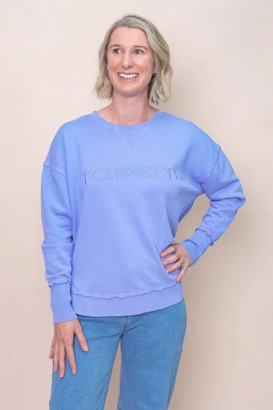 Simplified Crew in Neon Blue - Foxwood sold by Always Alice