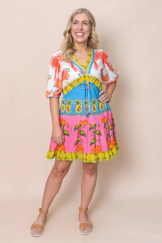 Estelle Dress in Multi - Final Sale sold by Always Alice