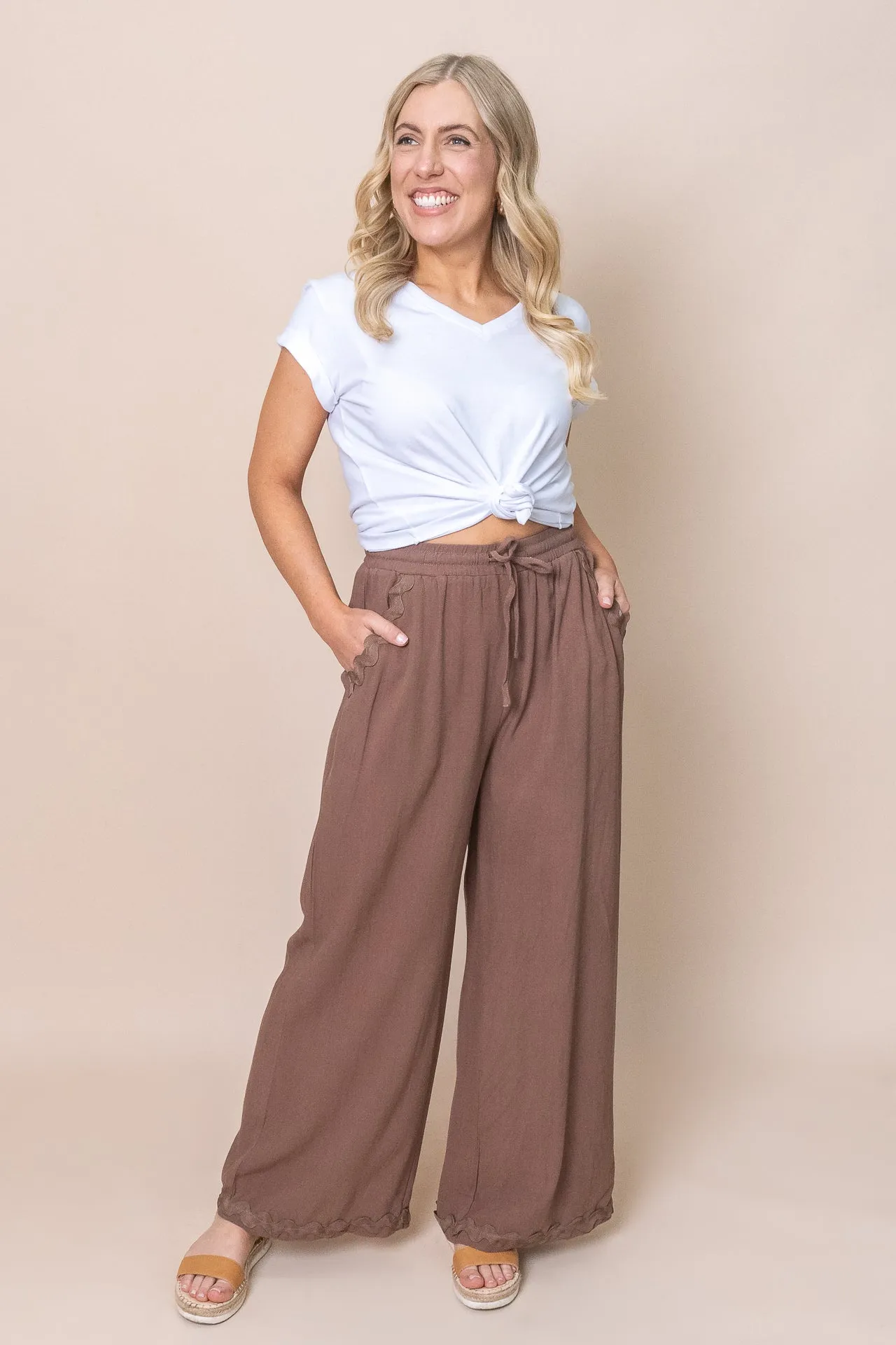 Zilo Pants in Chocolate - Final Sale sold by Always Alice product image thumbnail 4