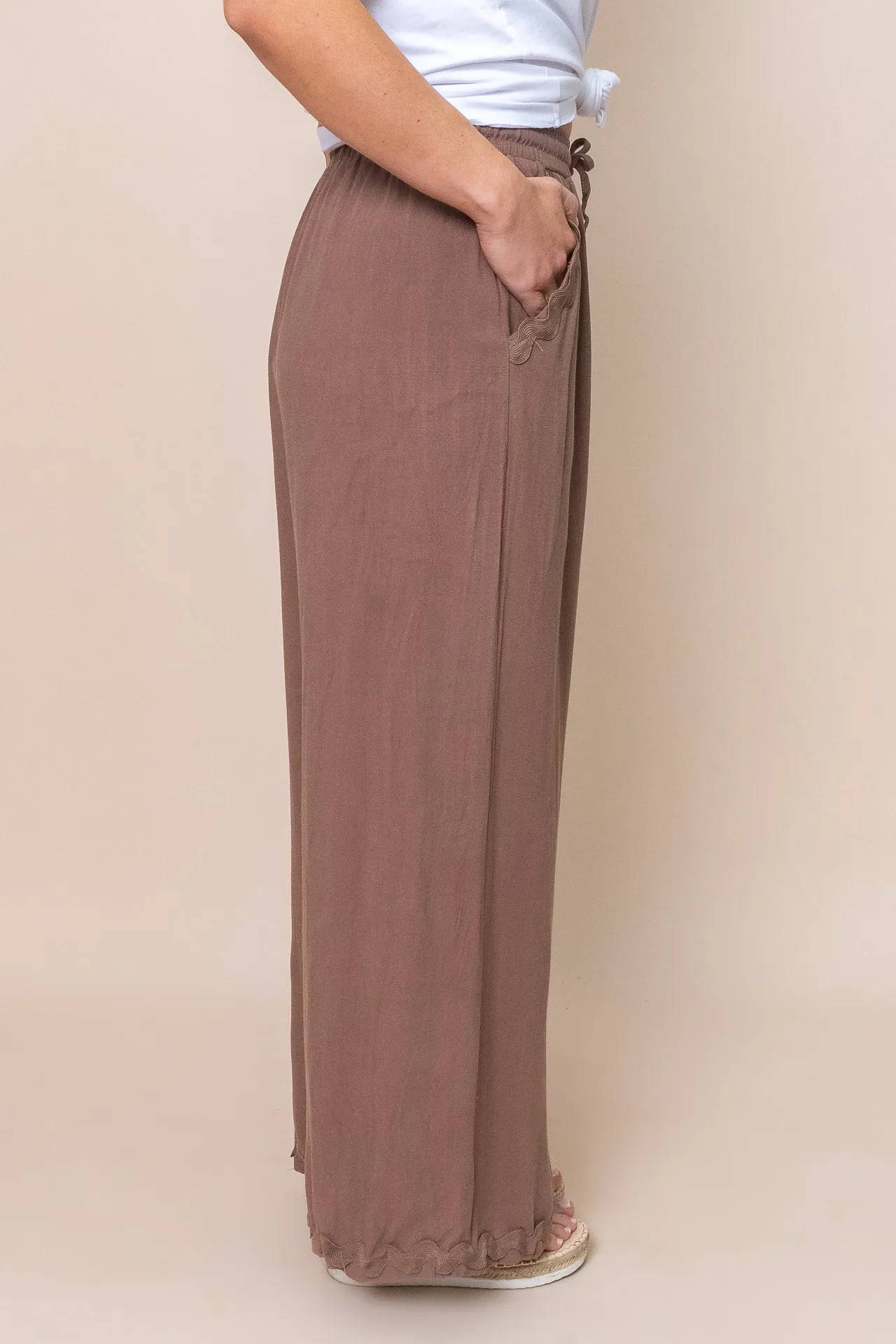 Zilo Pants in Chocolate - Final Sale sold by Always Alice product image thumbnail 5