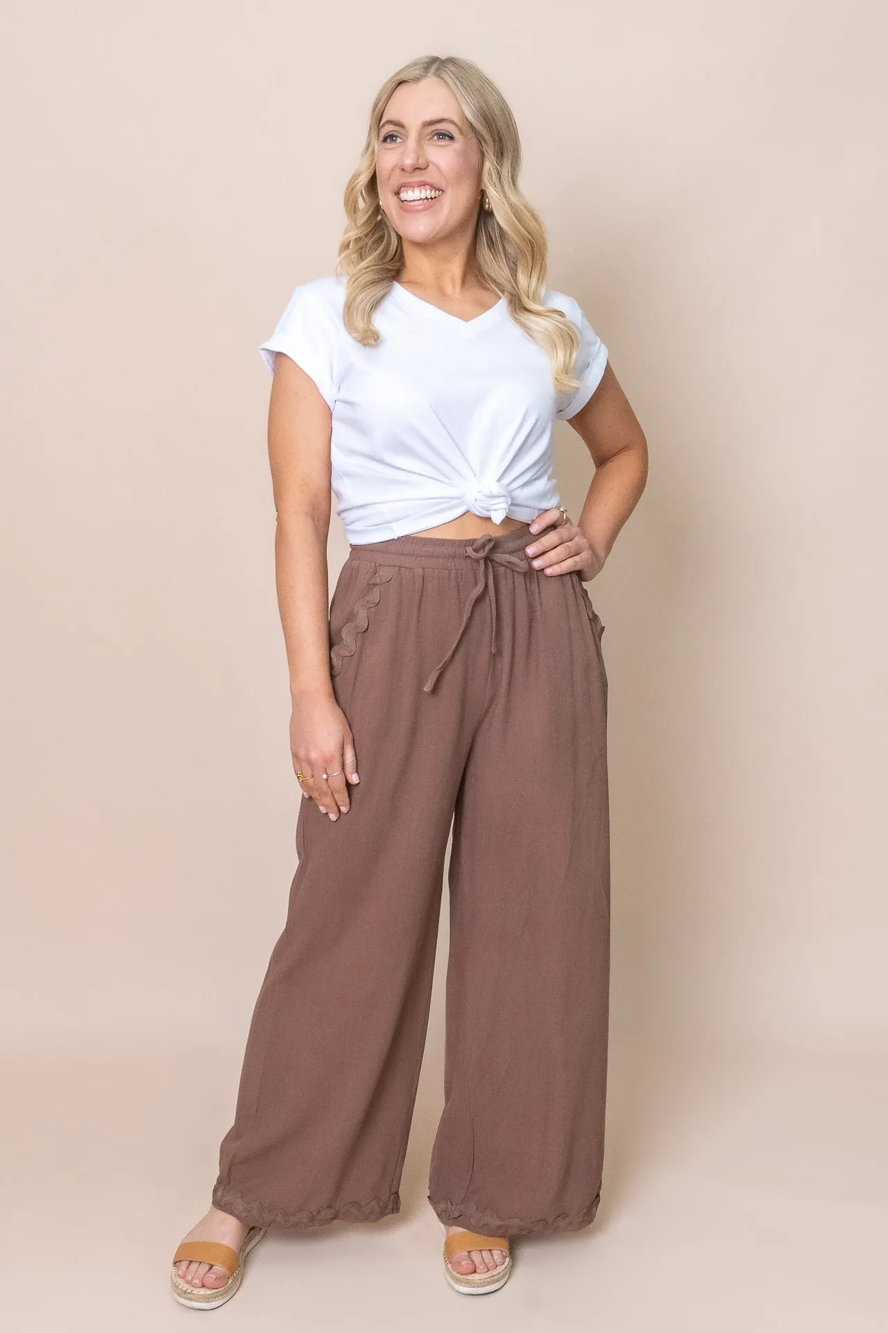 Zilo Pants in Chocolate - Final Sale sold by Always Alice product image thumbnail 2